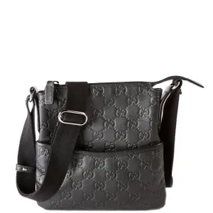 374416 Guccissima Mini Messenger Black
