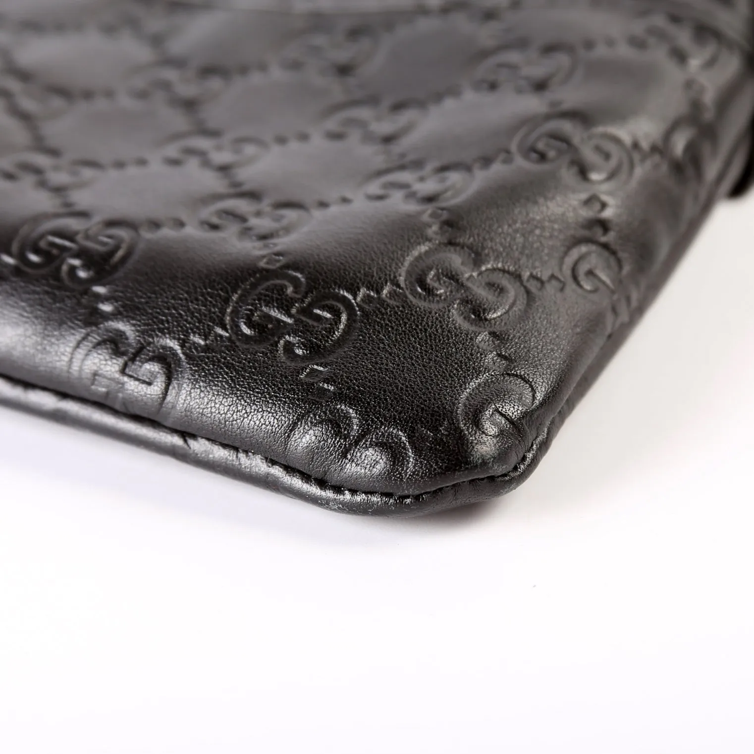 374416 Guccissima Mini Messenger Black