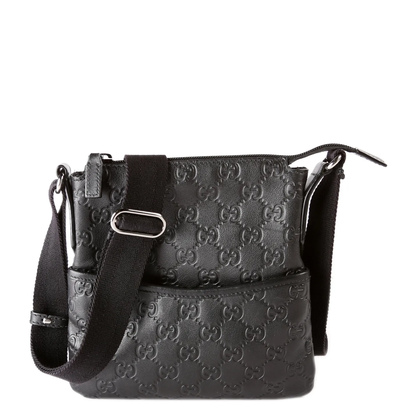 374416 Guccissima Mini Messenger Black