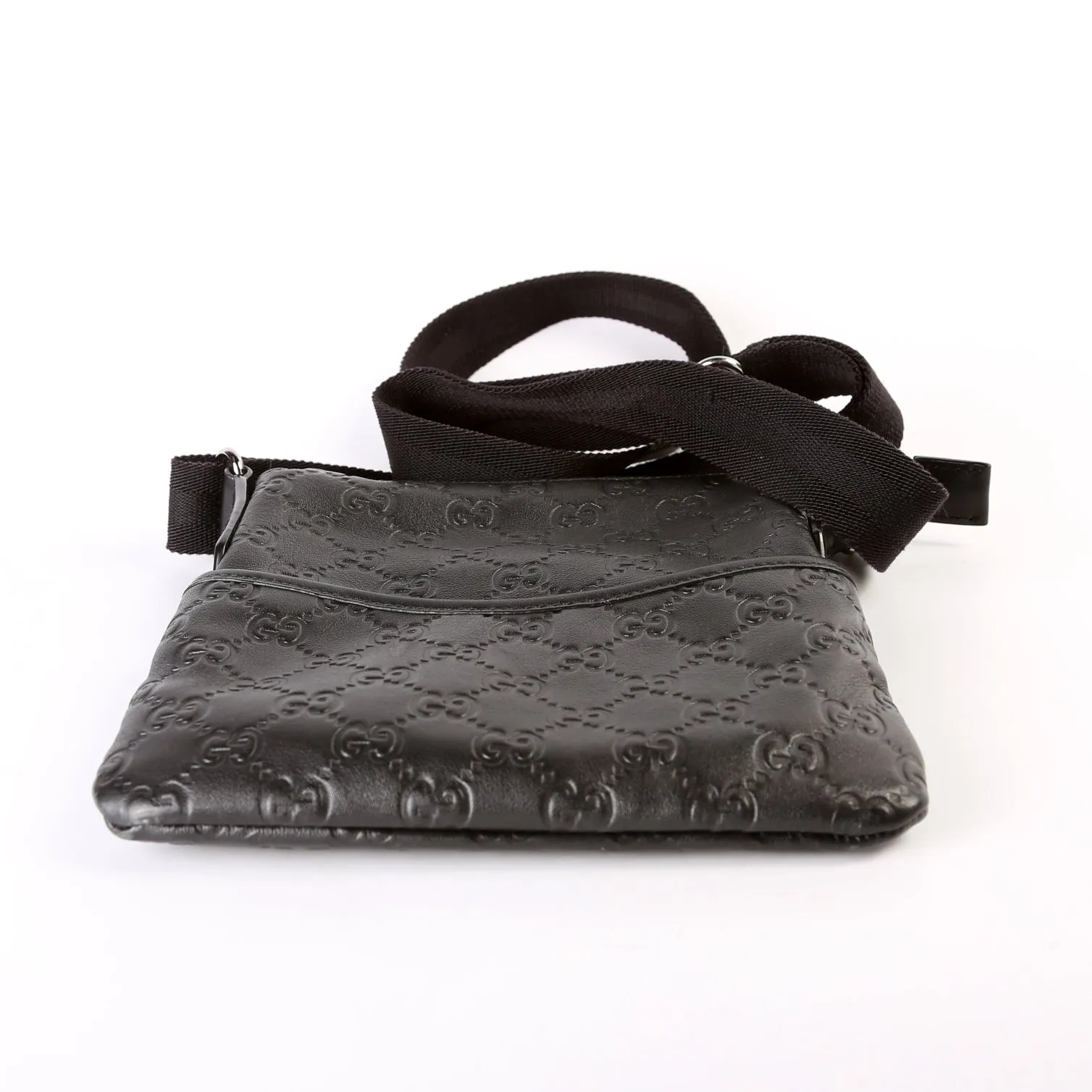 374416 Guccissima Mini Messenger Black