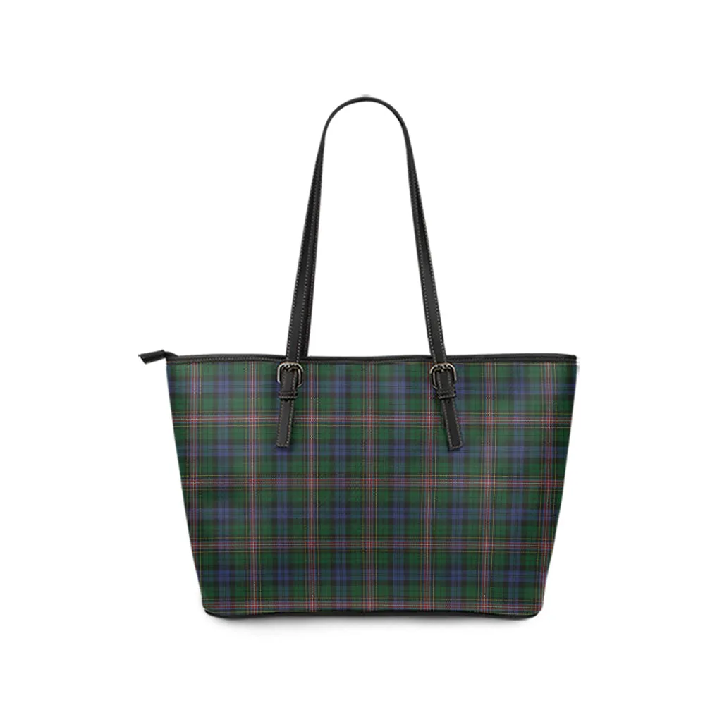 Allison Tartan Leather Tote Bag