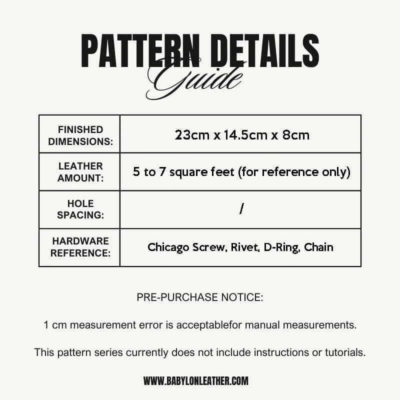 BABYLON™ Fashionable Crossbody Bag Gift Pattern AAB-204