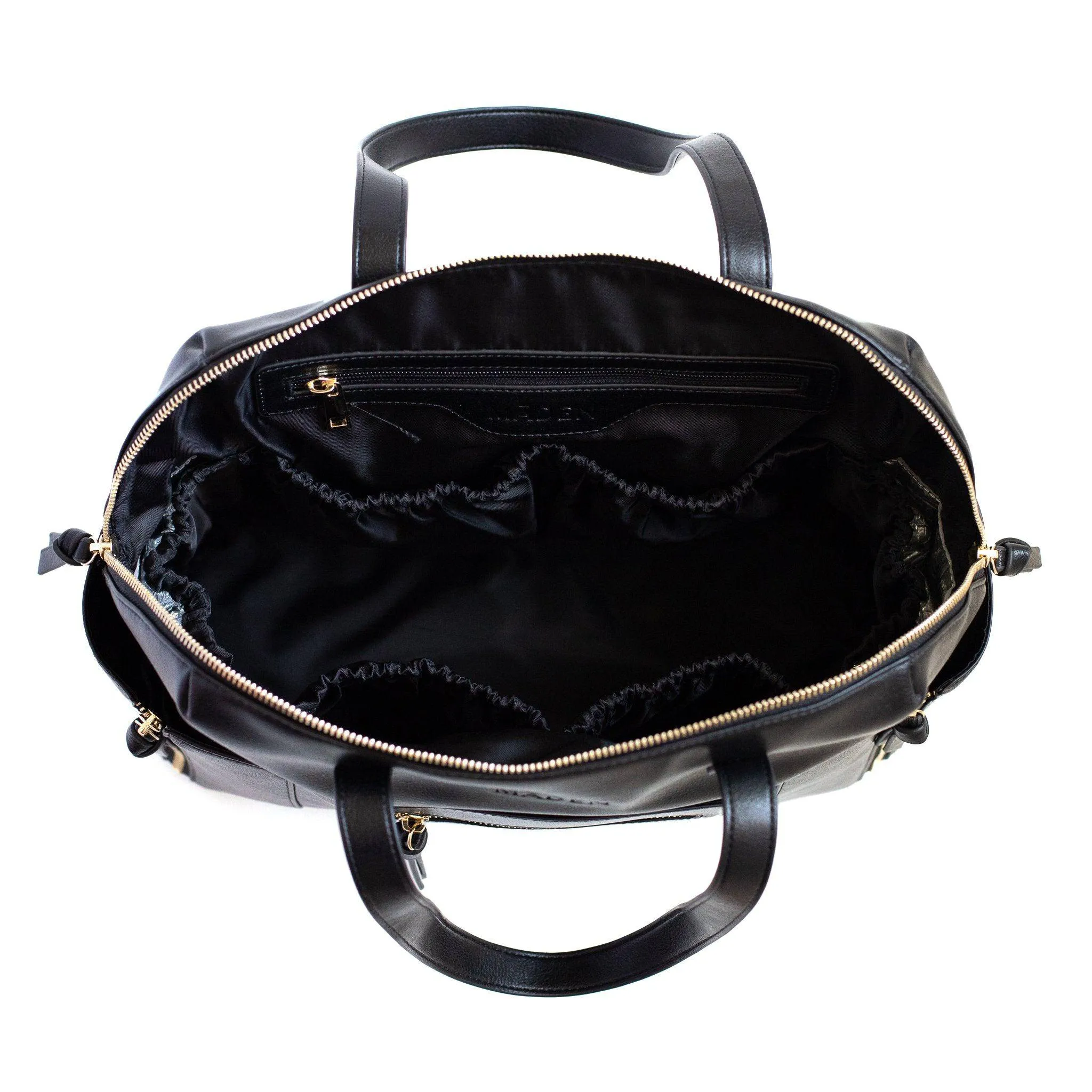 Black Carryall Convertible Tote