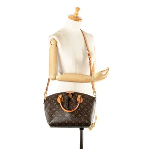 Brown Louis Vuitton Monogram Boetie PM Satchel