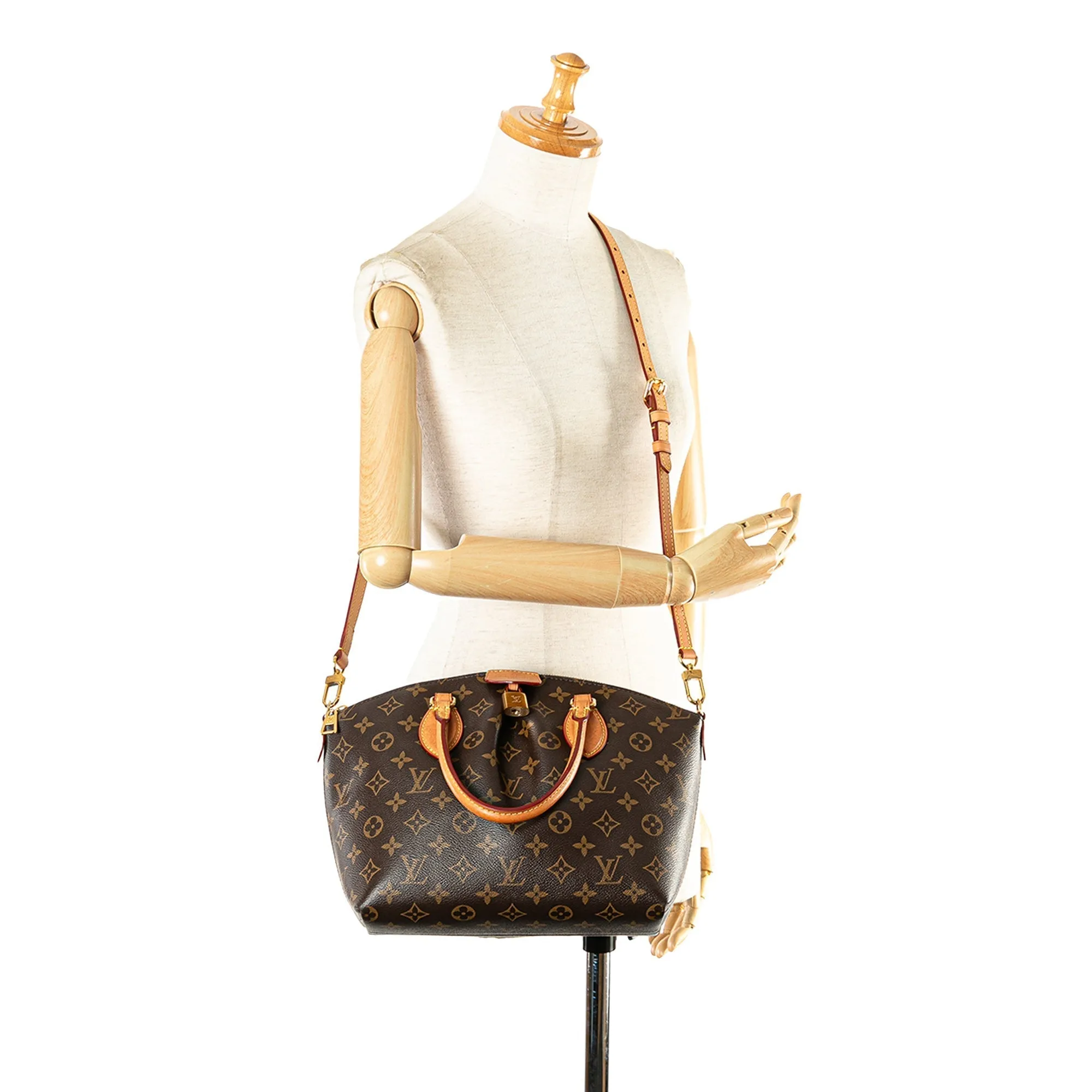 Brown Louis Vuitton Monogram Boetie PM Satchel
