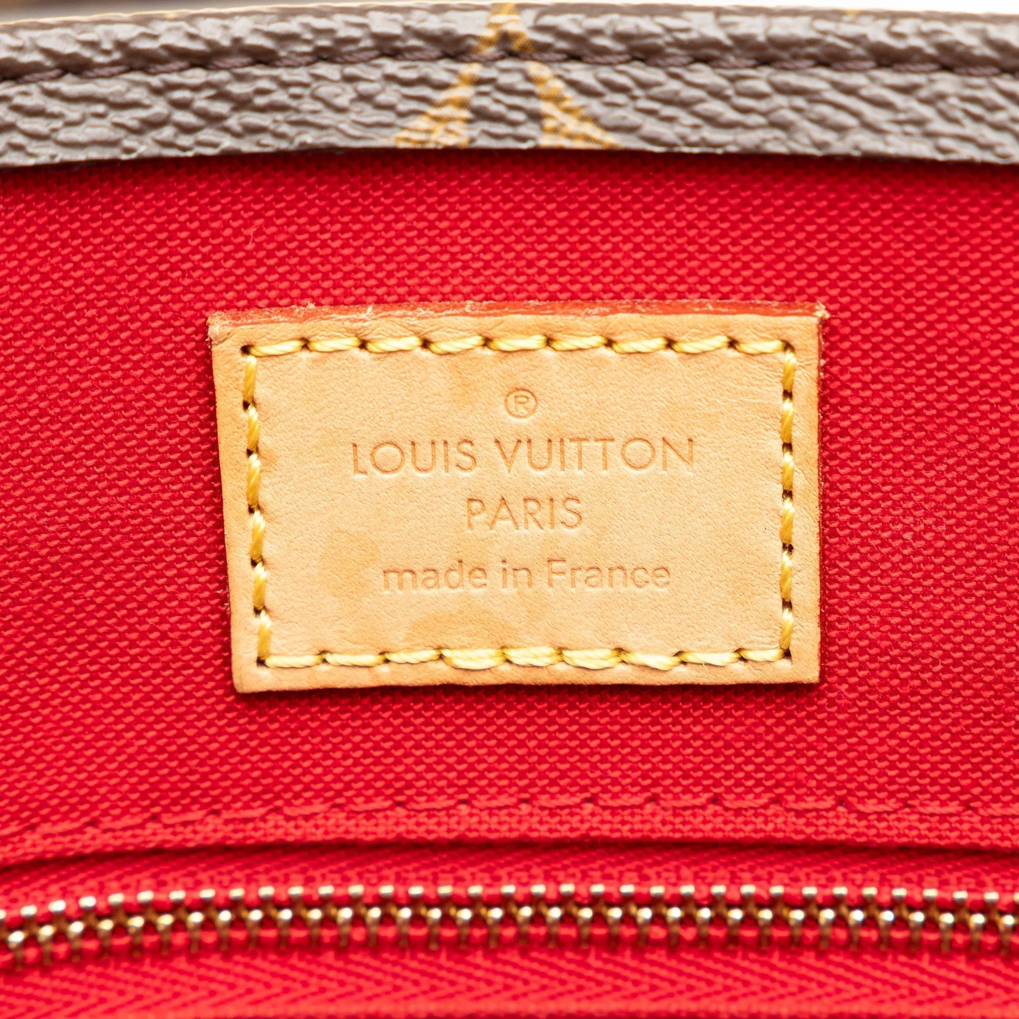 Brown Louis Vuitton Monogram Sac Plat BB Satchel