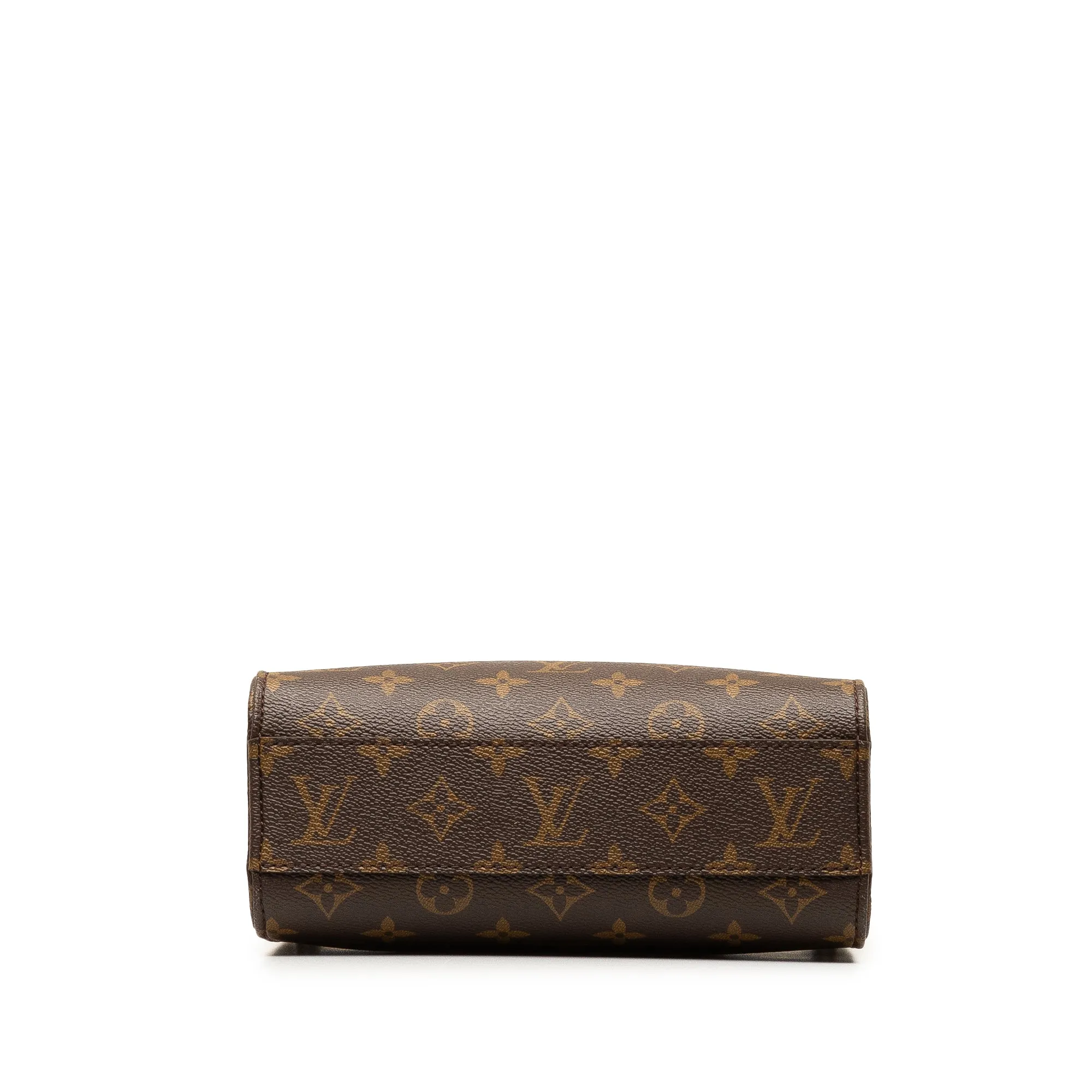 Brown Louis Vuitton Monogram Sac Plat BB Satchel