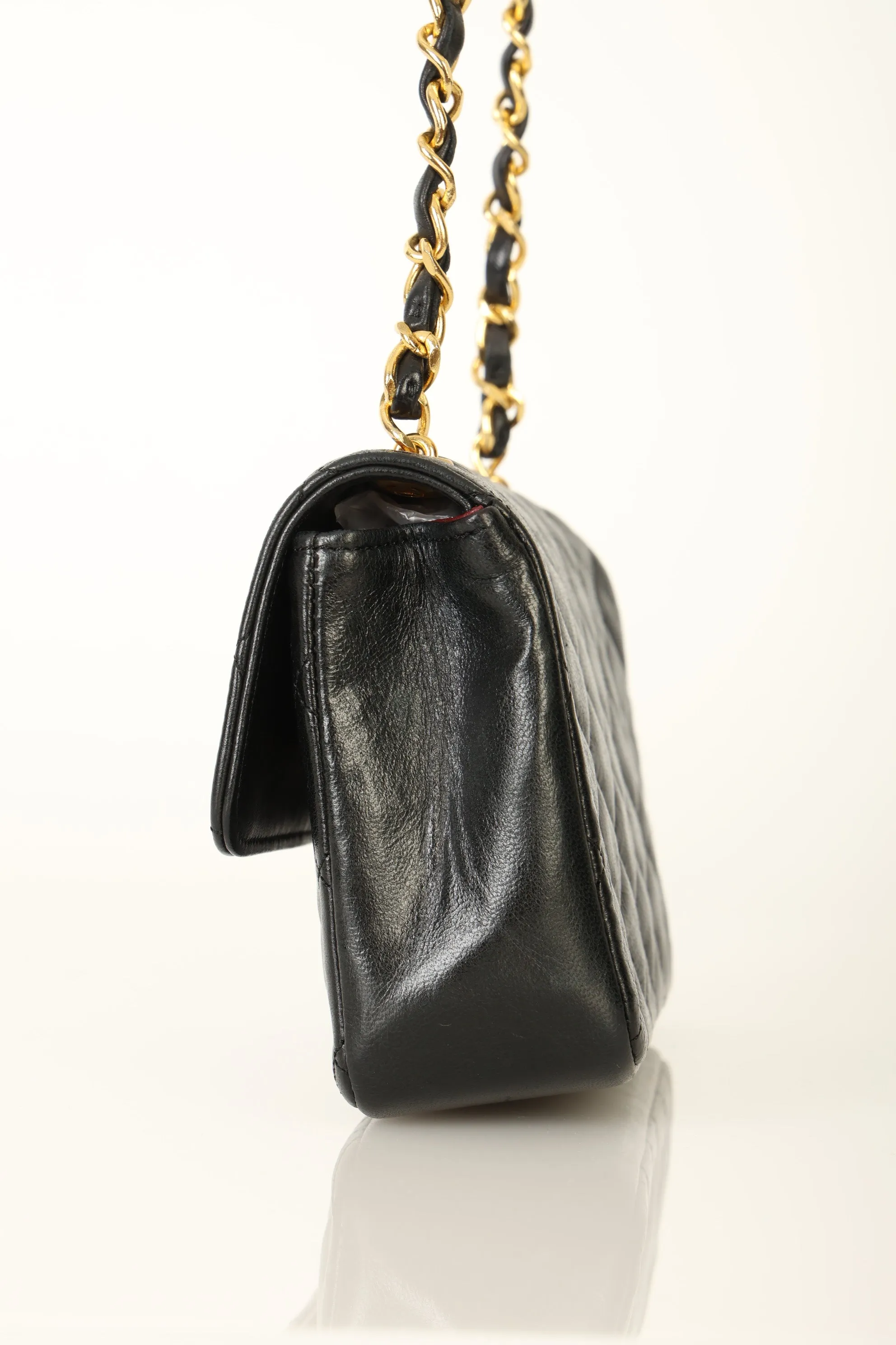 Chanel 1989 Lambskin Mini Flap Bag