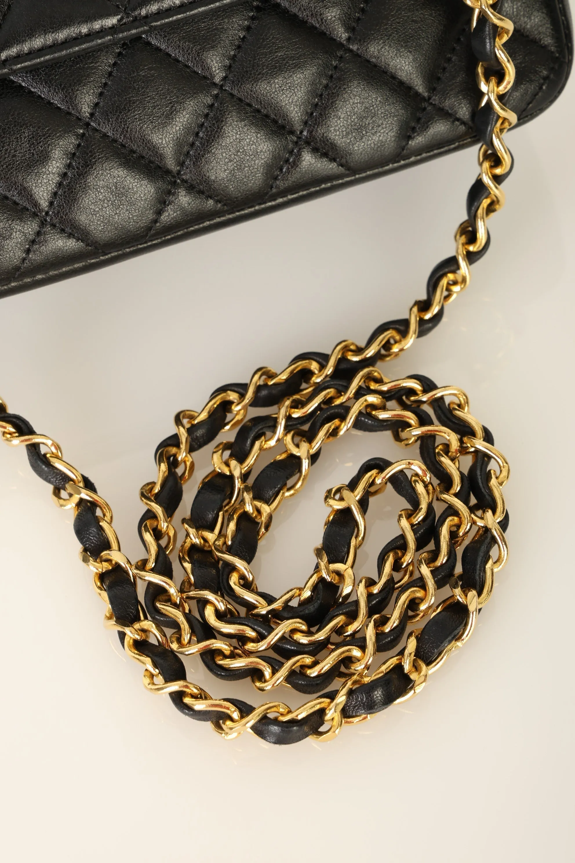 Chanel 1989 Lambskin Mini Flap Bag
