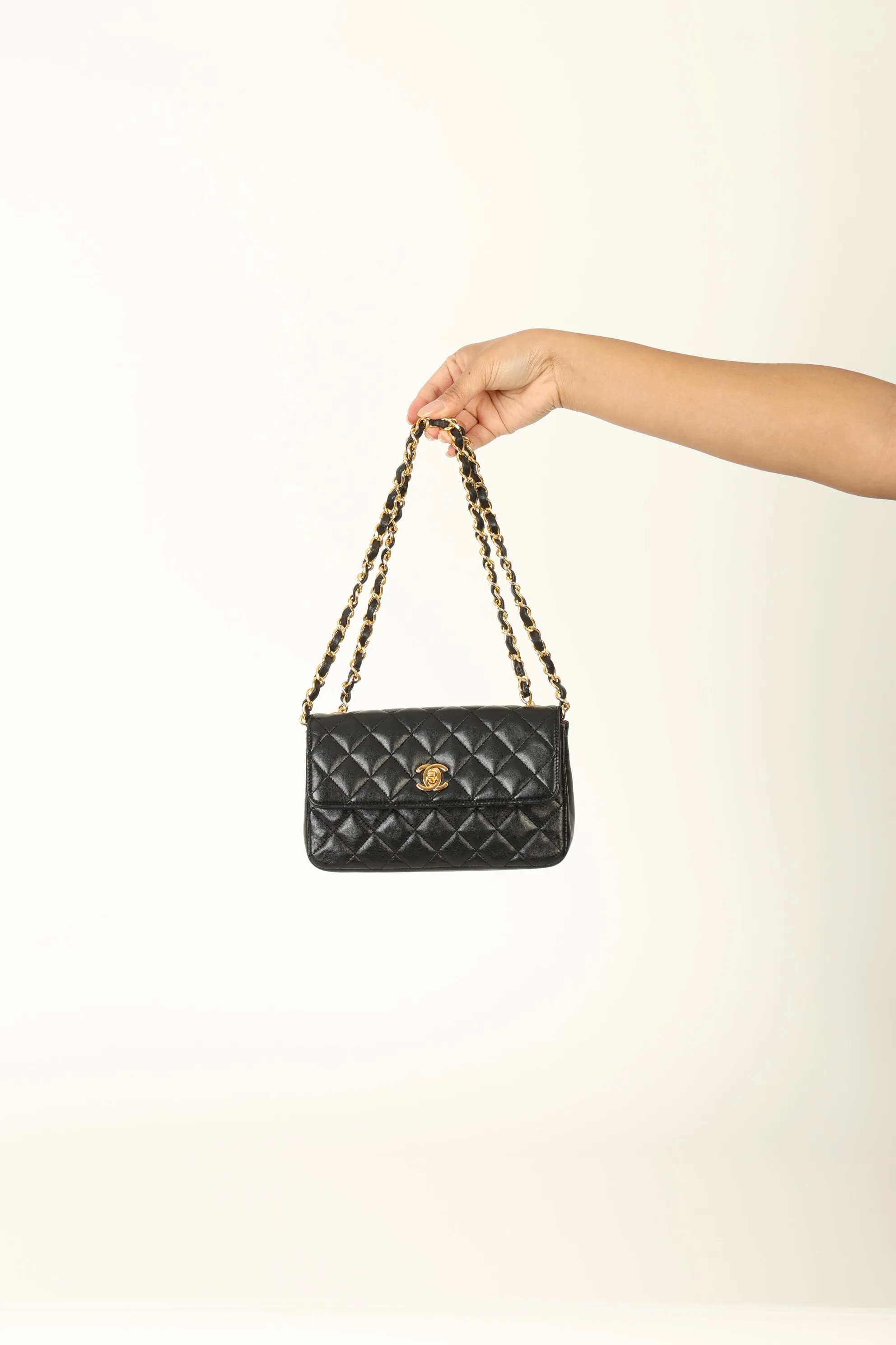 Chanel 1989 Lambskin Mini Flap Bag