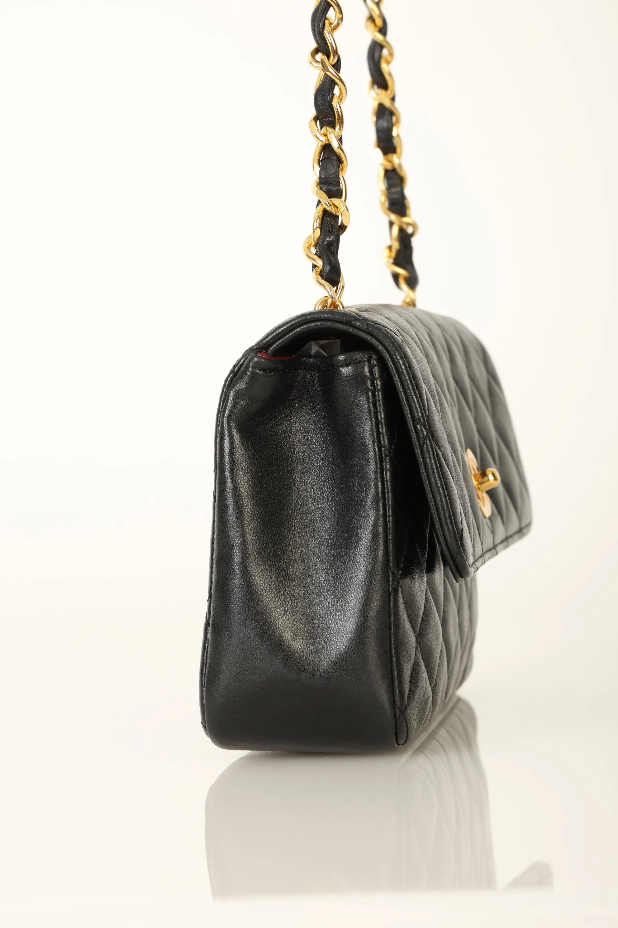 Chanel 1989 Lambskin Mini Flap Bag
