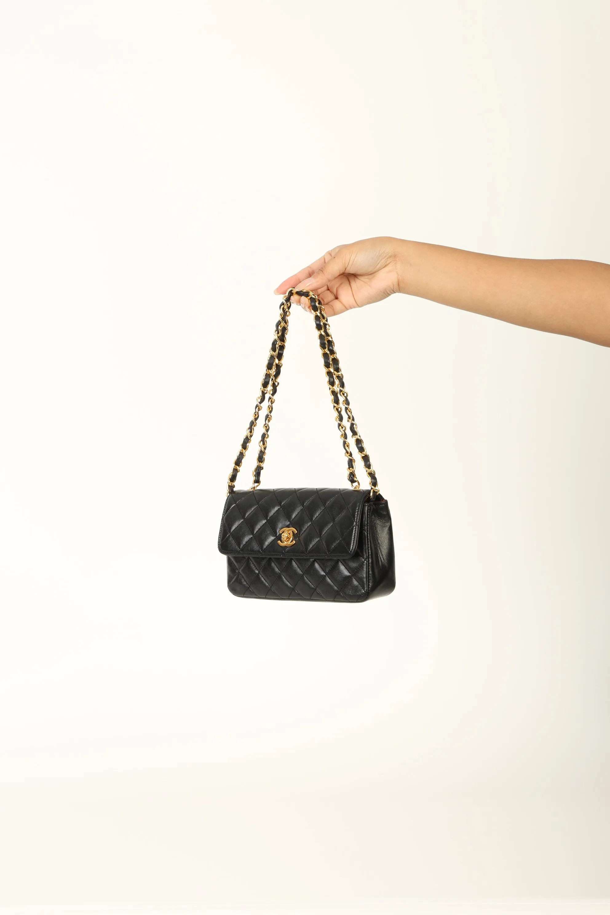 Chanel 1989 Lambskin Mini Flap Bag