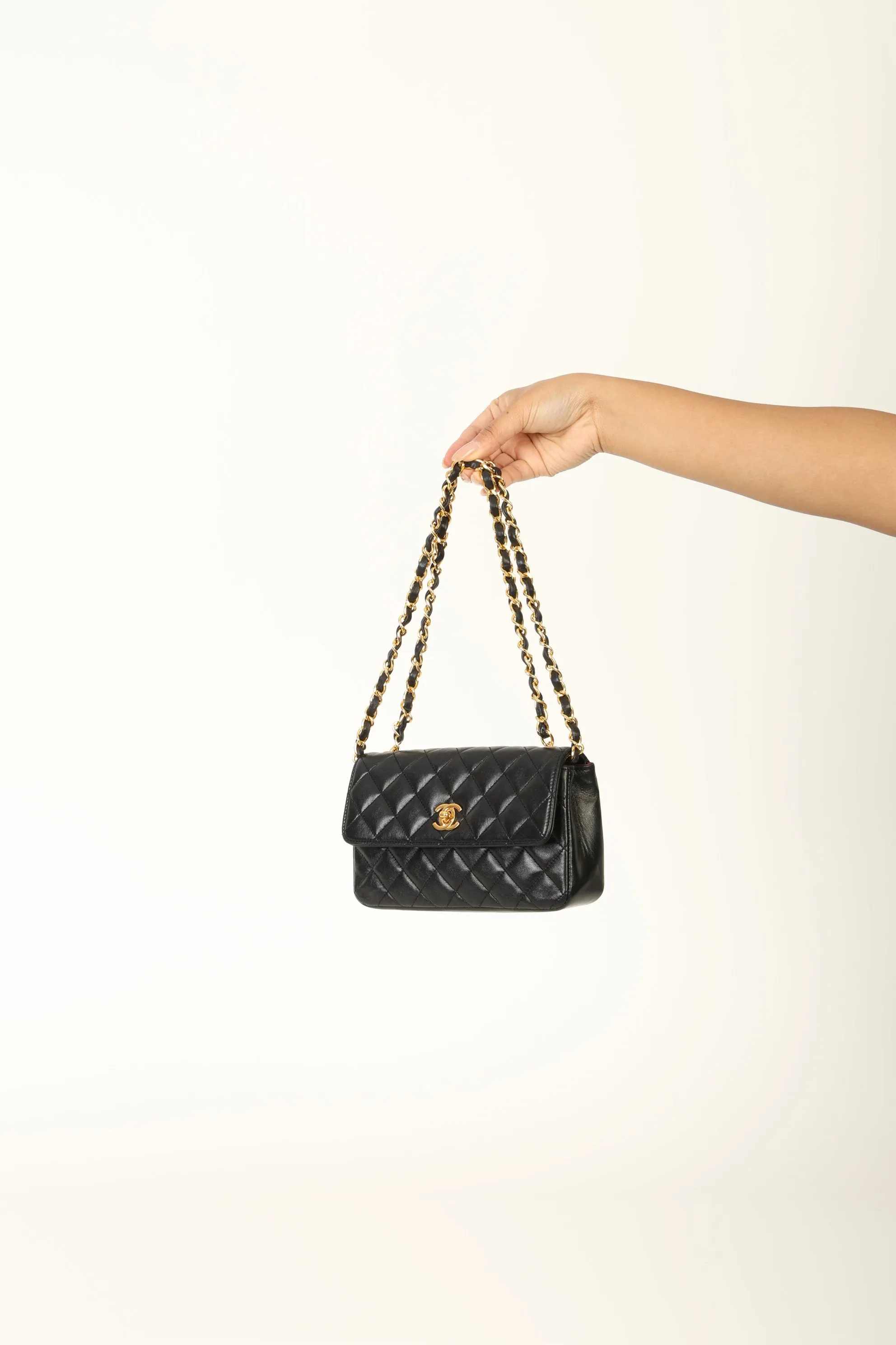 Chanel 1989 Lambskin Mini Flap Bag