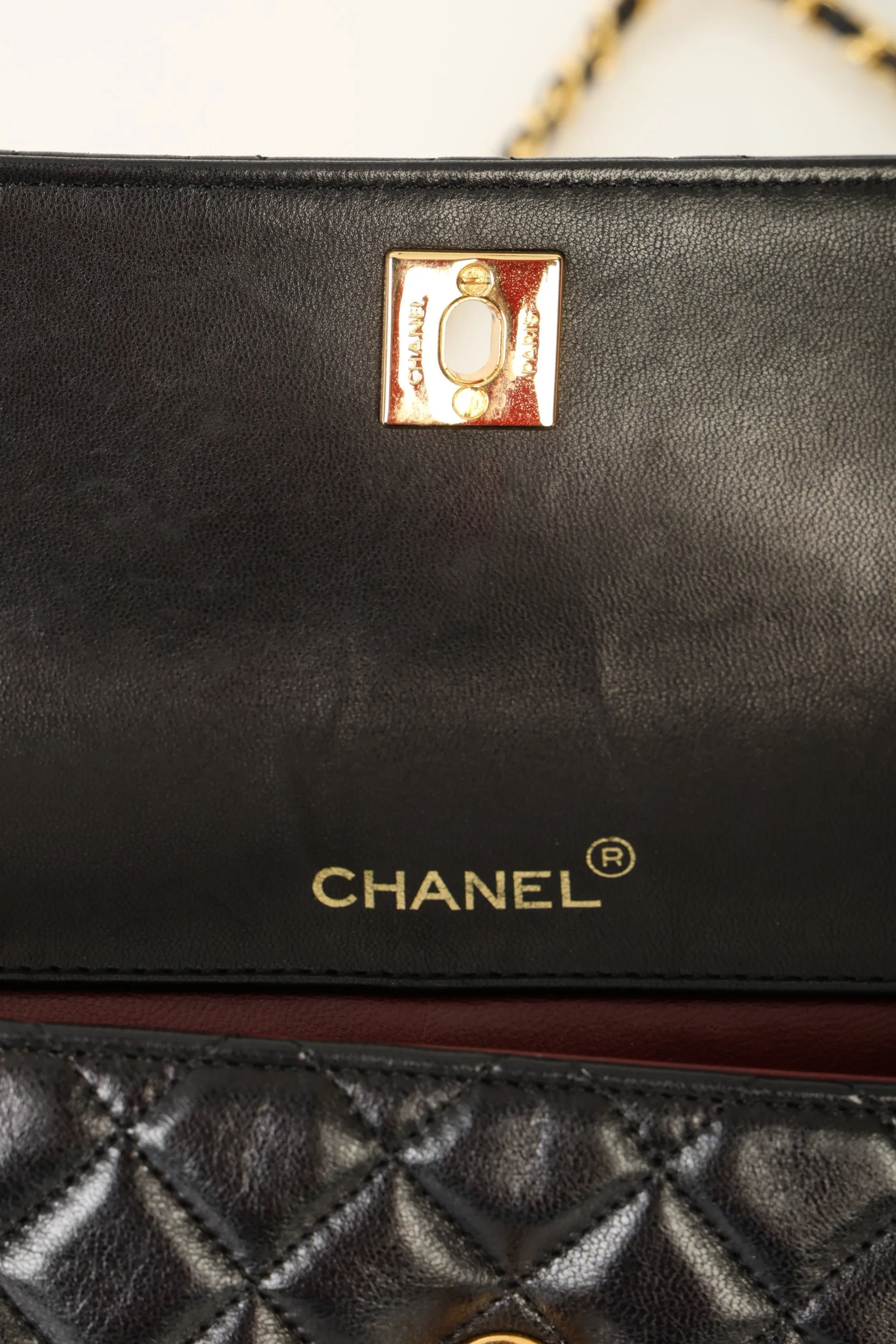 Chanel 1989 Lambskin Mini Flap Bag
