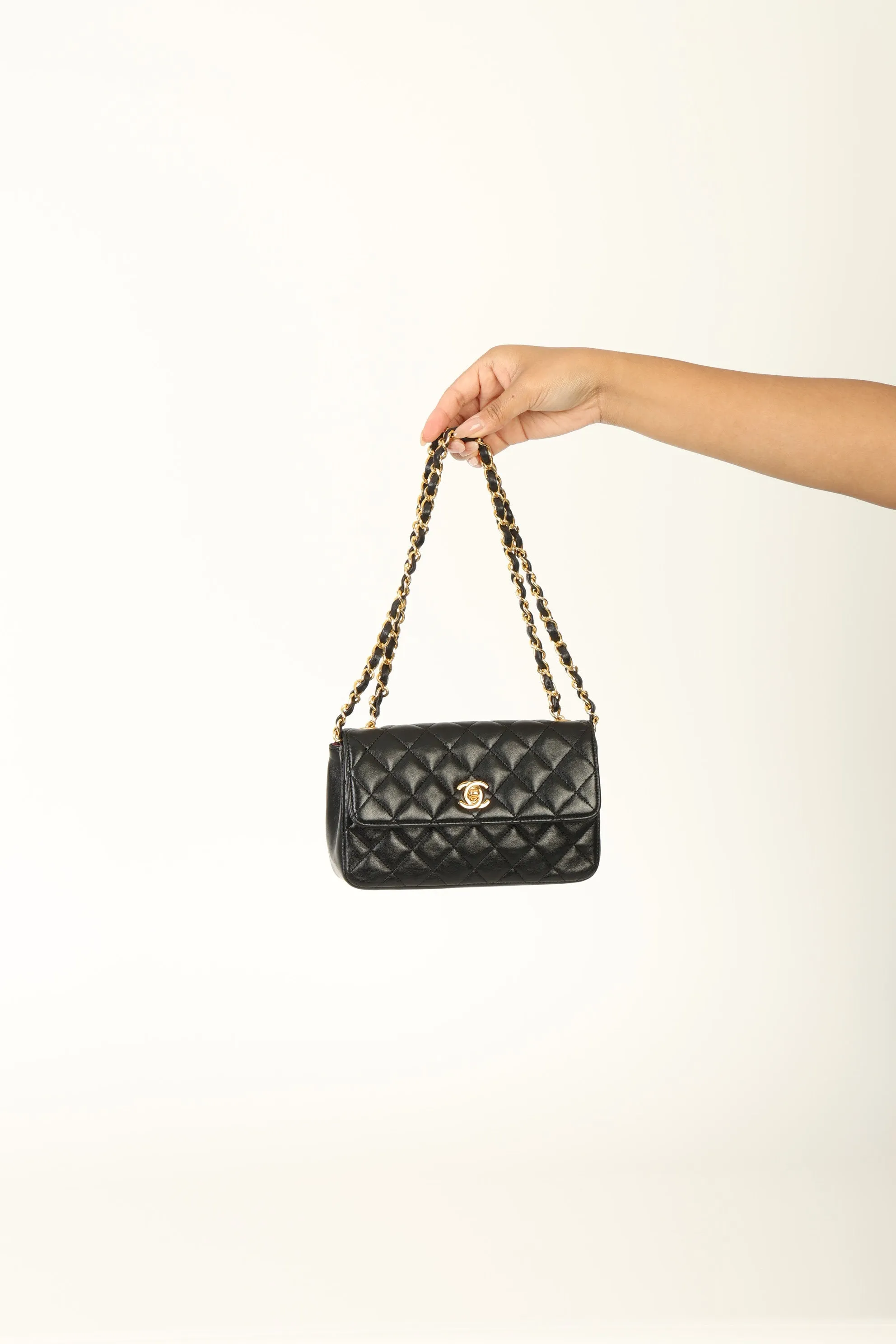 Chanel 1989 Lambskin Mini Flap Bag