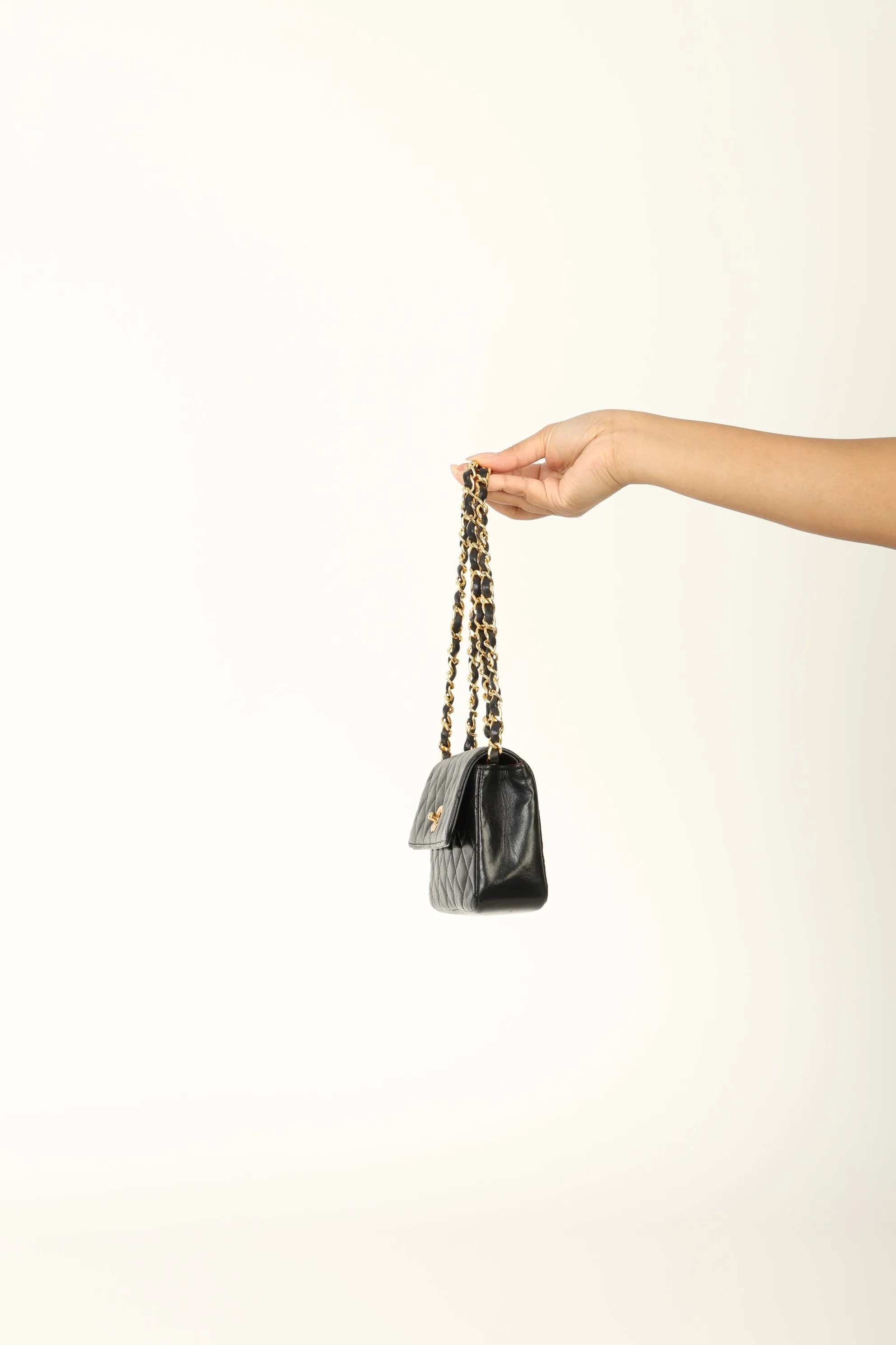 Chanel 1989 Lambskin Mini Flap Bag