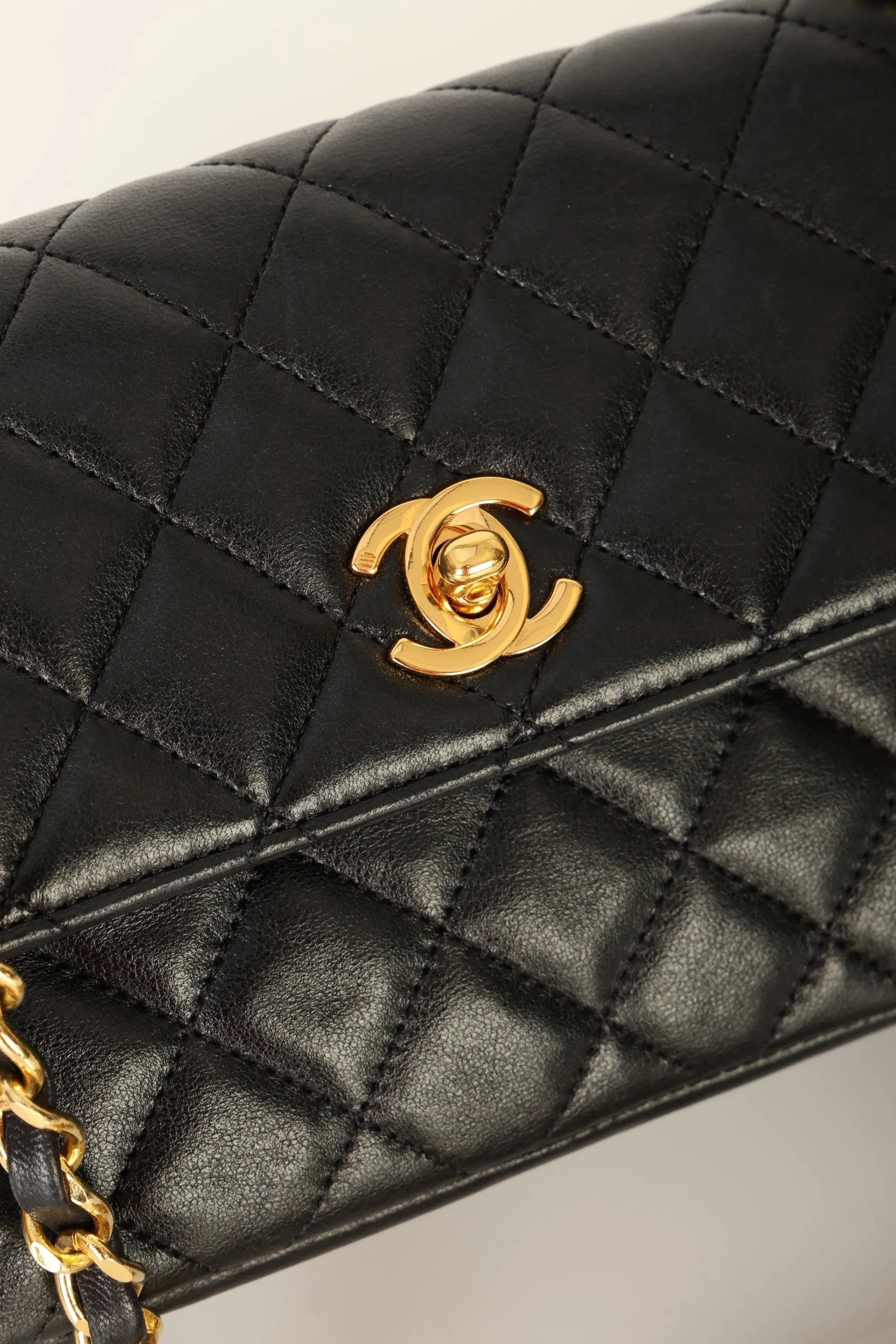 Chanel 1989 Lambskin Mini Flap Bag