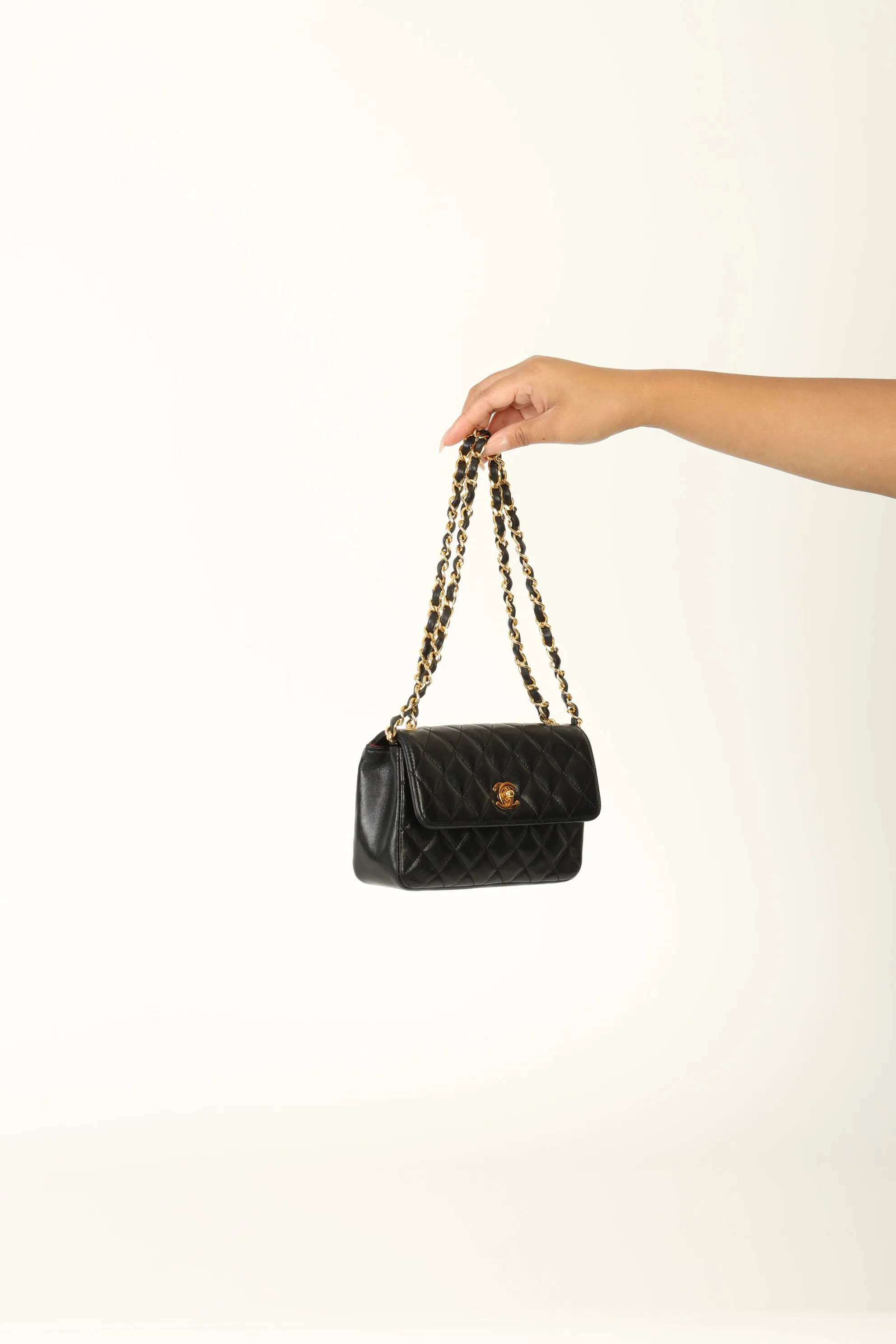 Chanel 1989 Lambskin Mini Flap Bag