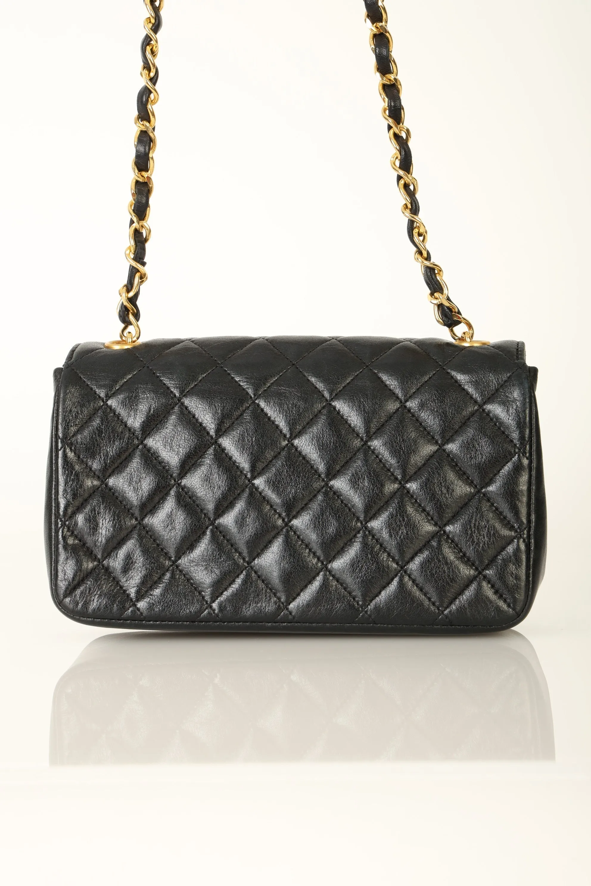 Chanel 1989 Lambskin Mini Flap Bag