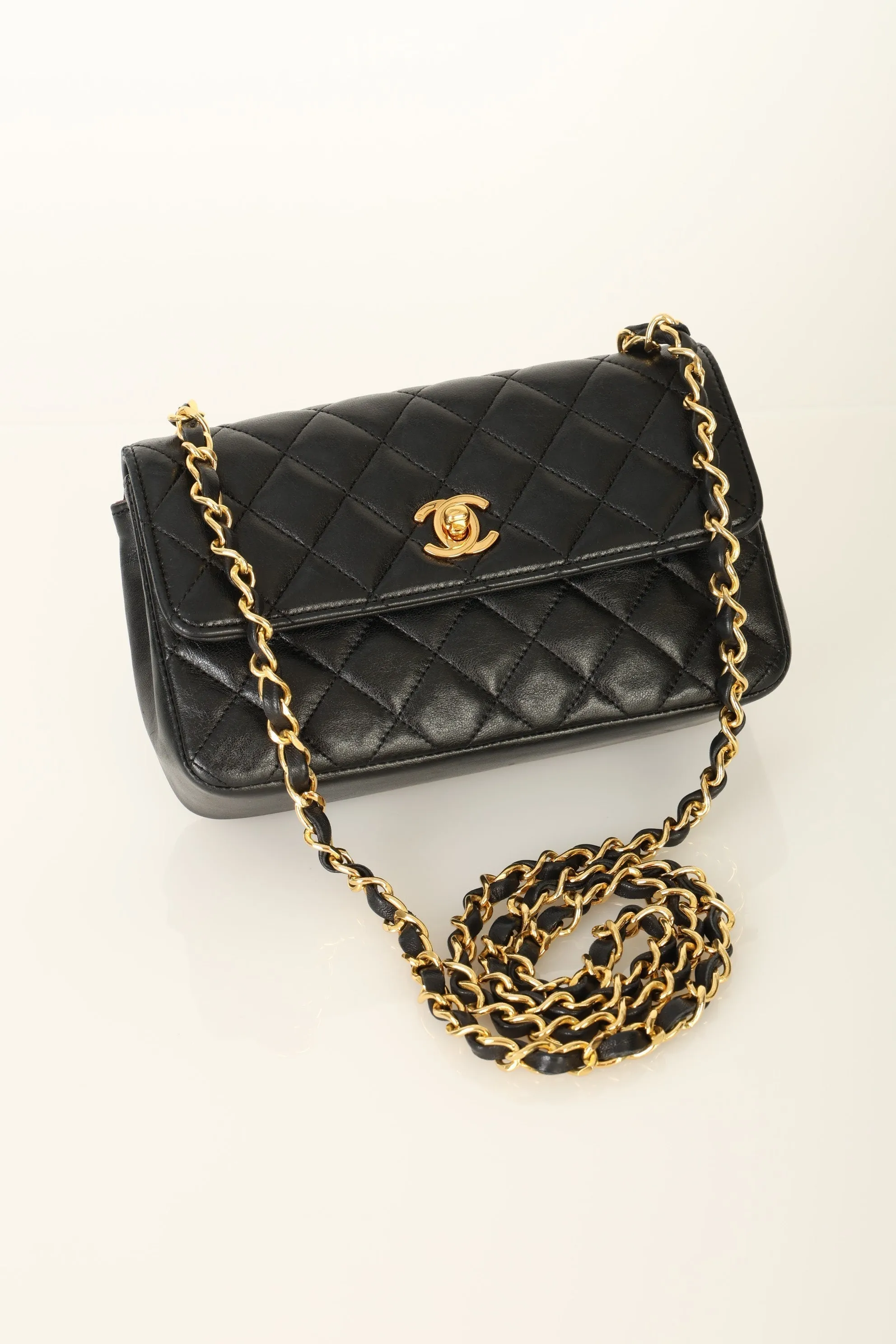 Chanel 1989 Lambskin Mini Flap Bag