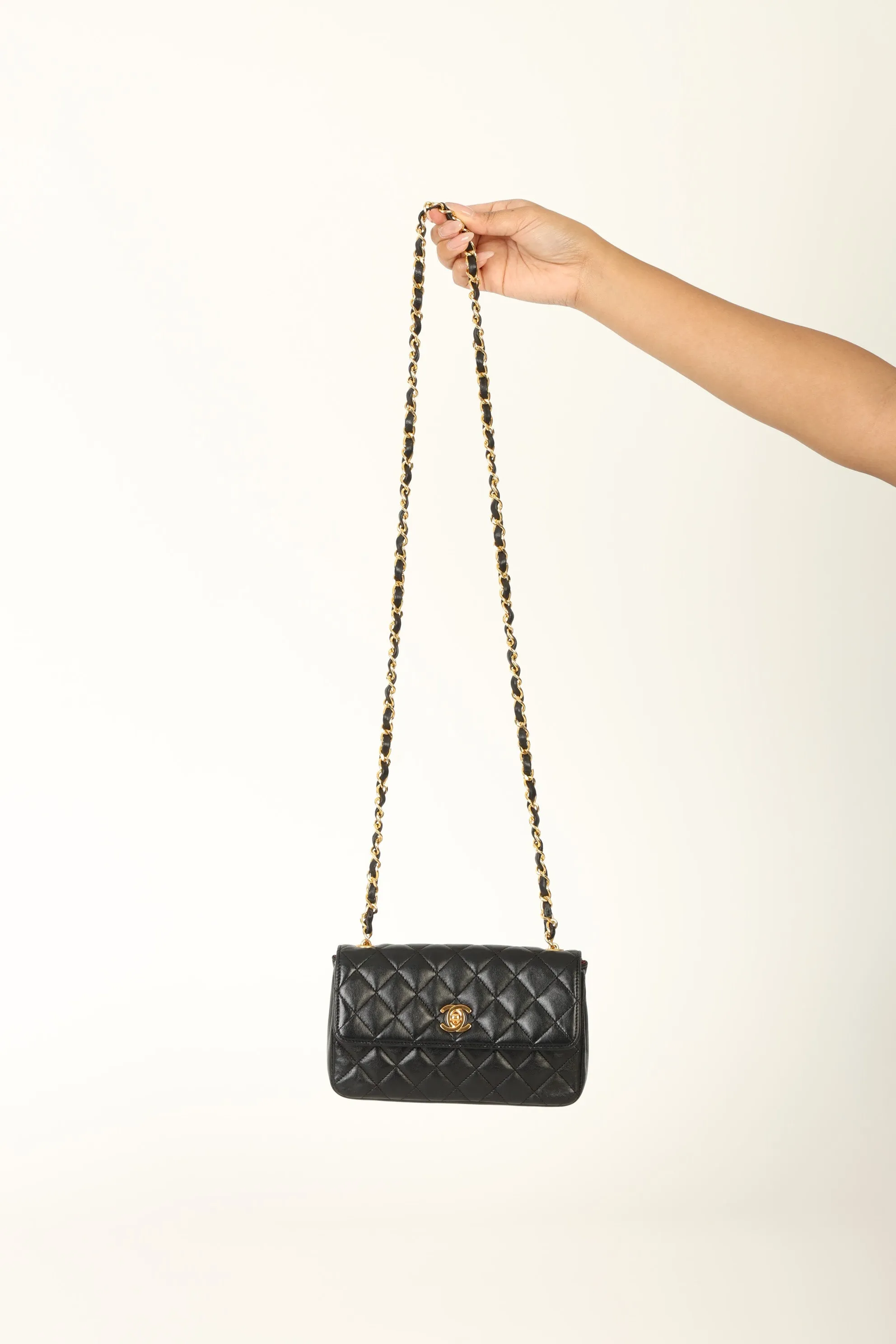 Chanel 1989 Lambskin Mini Flap Bag