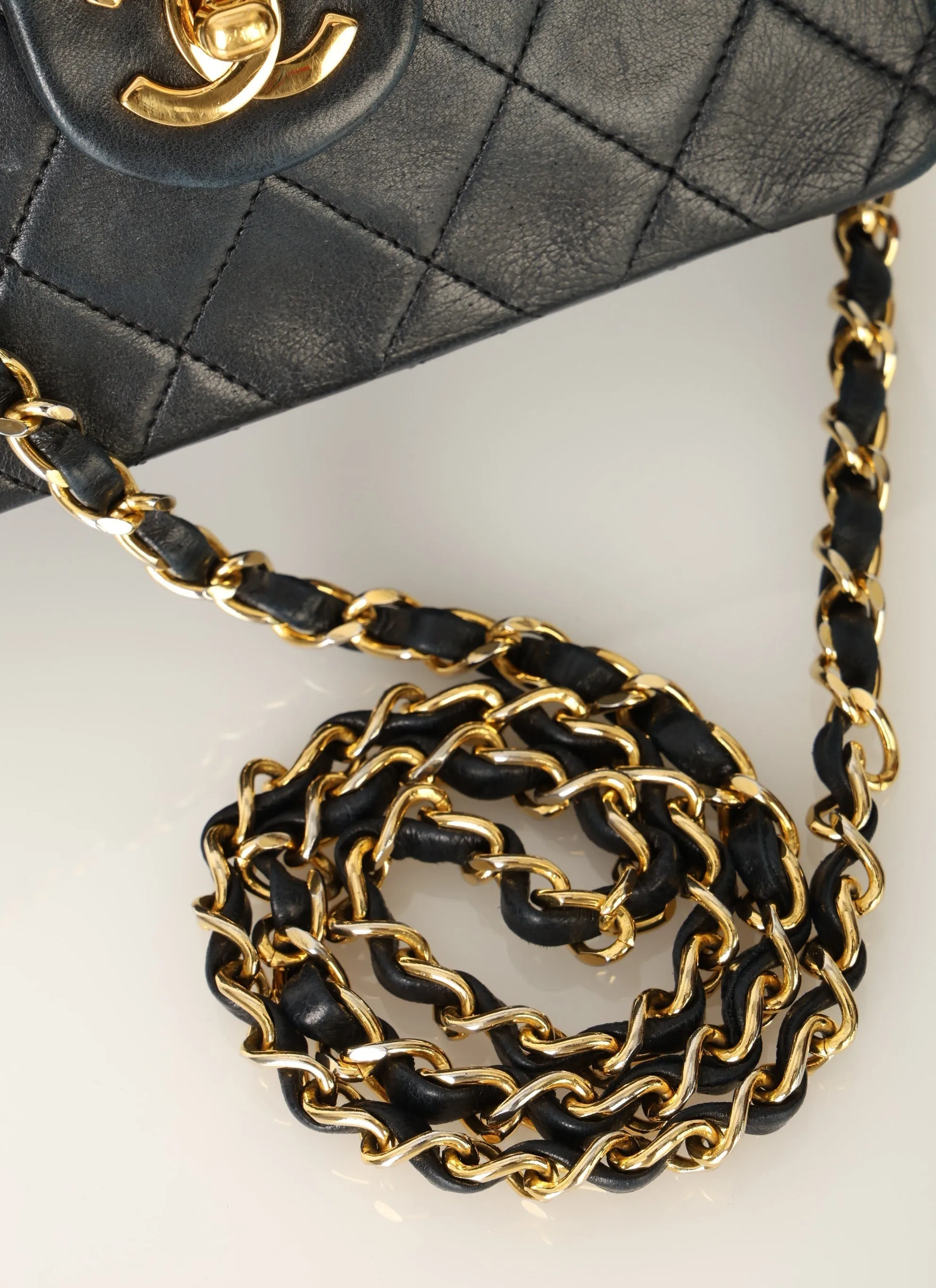 Chanel 1989 Lambskin Mini Square Flap