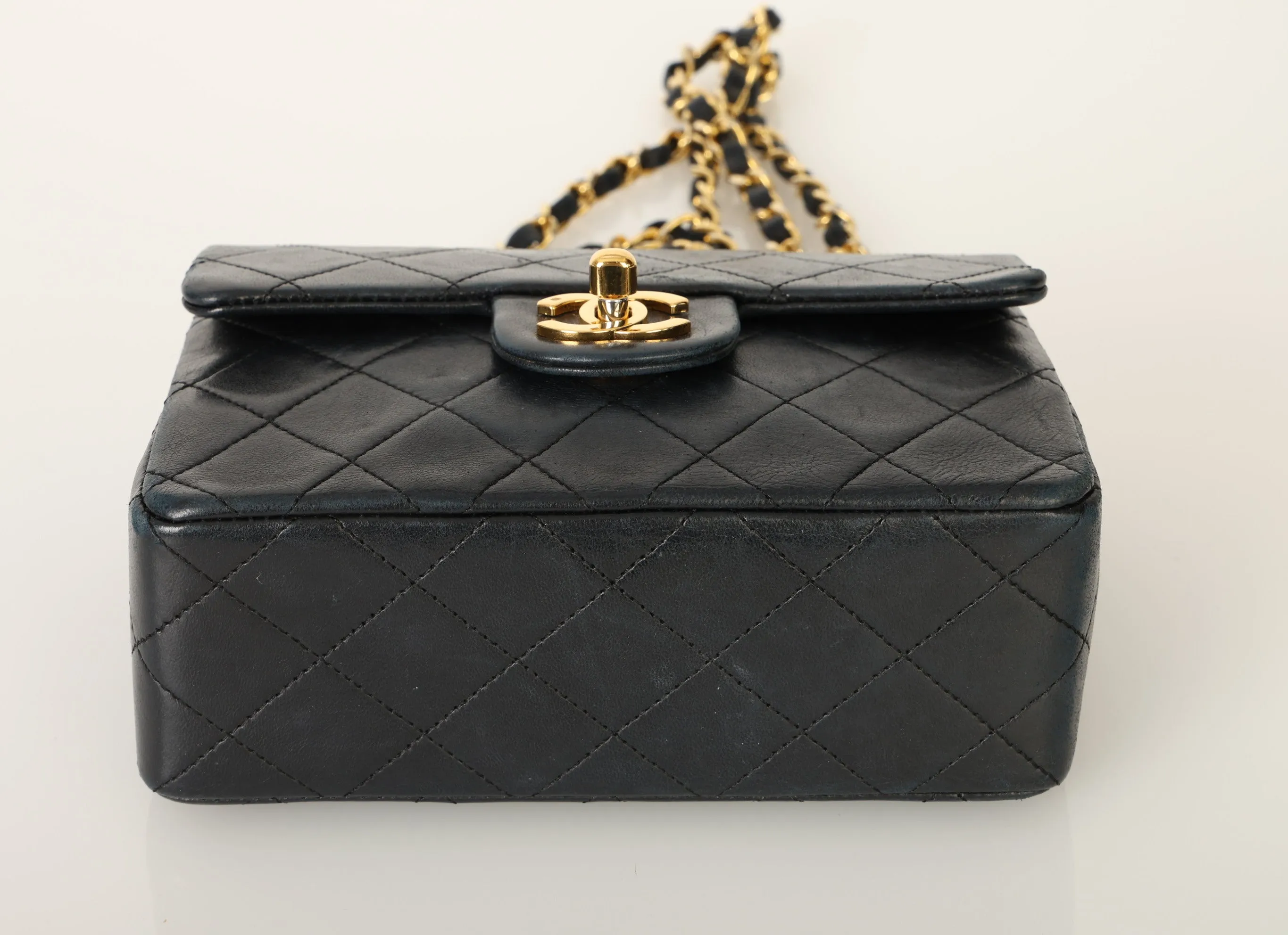 Chanel 1989 Lambskin Mini Square Flap