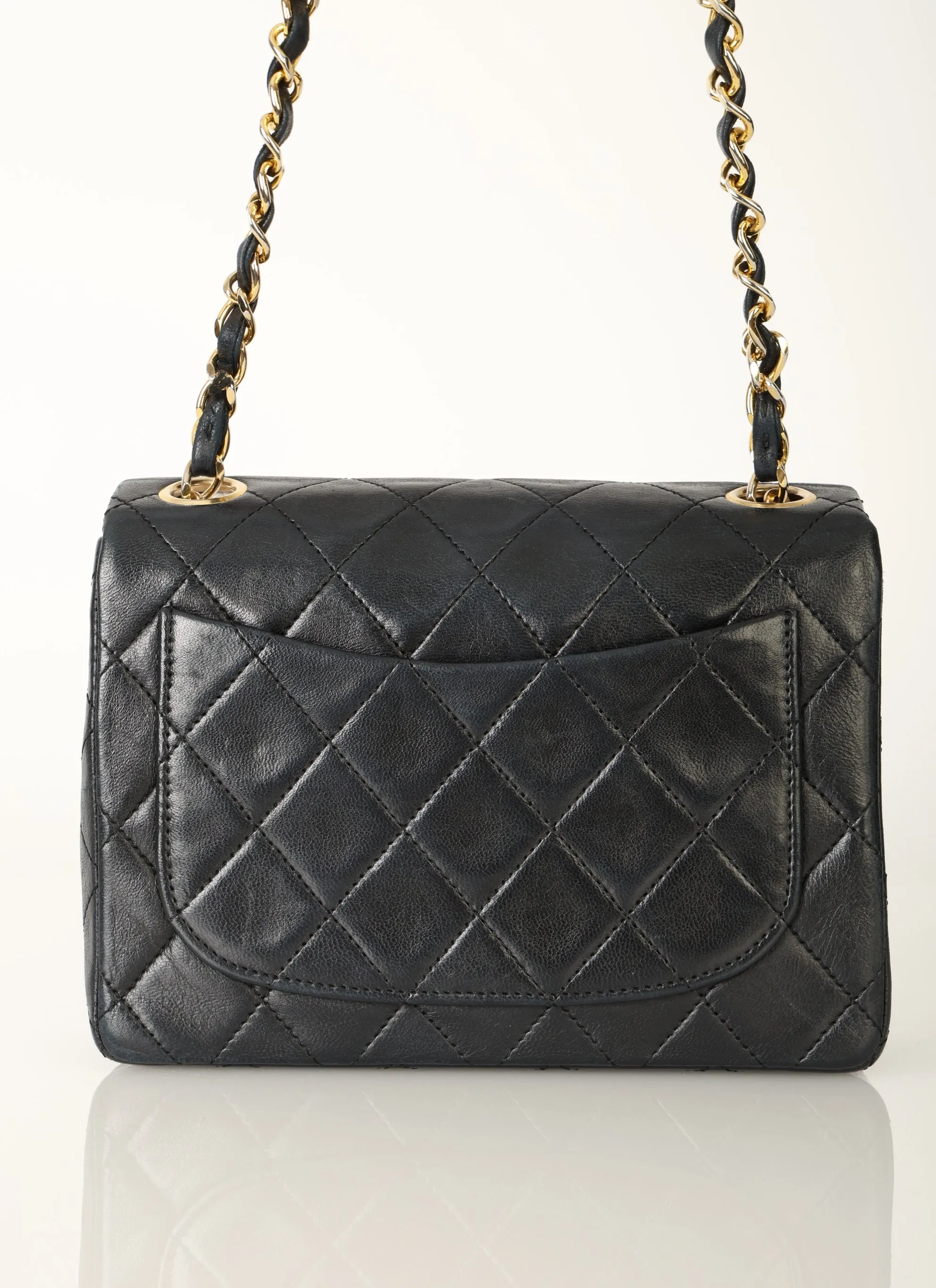 Chanel 1989 Lambskin Mini Square Flap