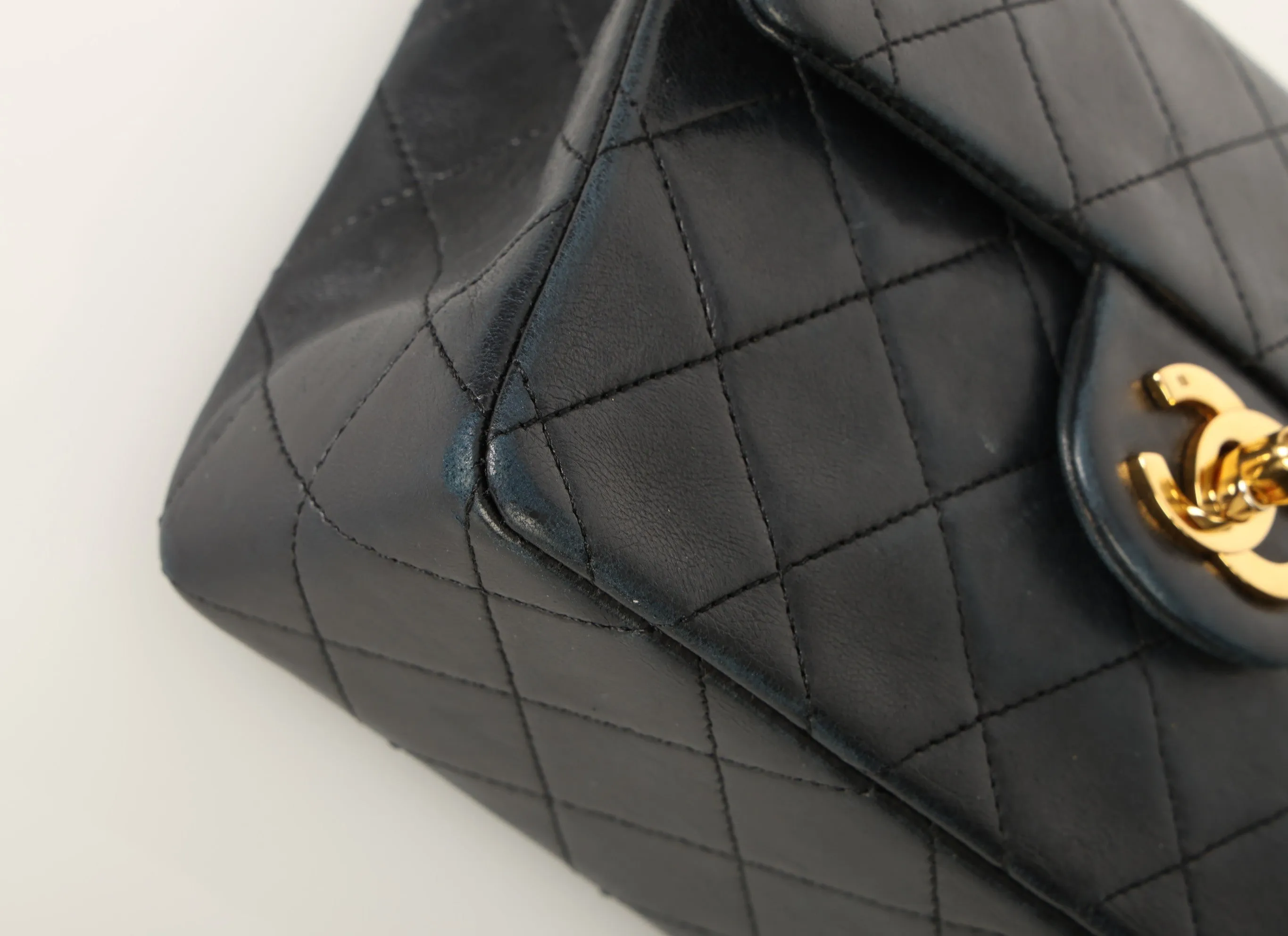 Chanel 1989 Lambskin Mini Square Flap