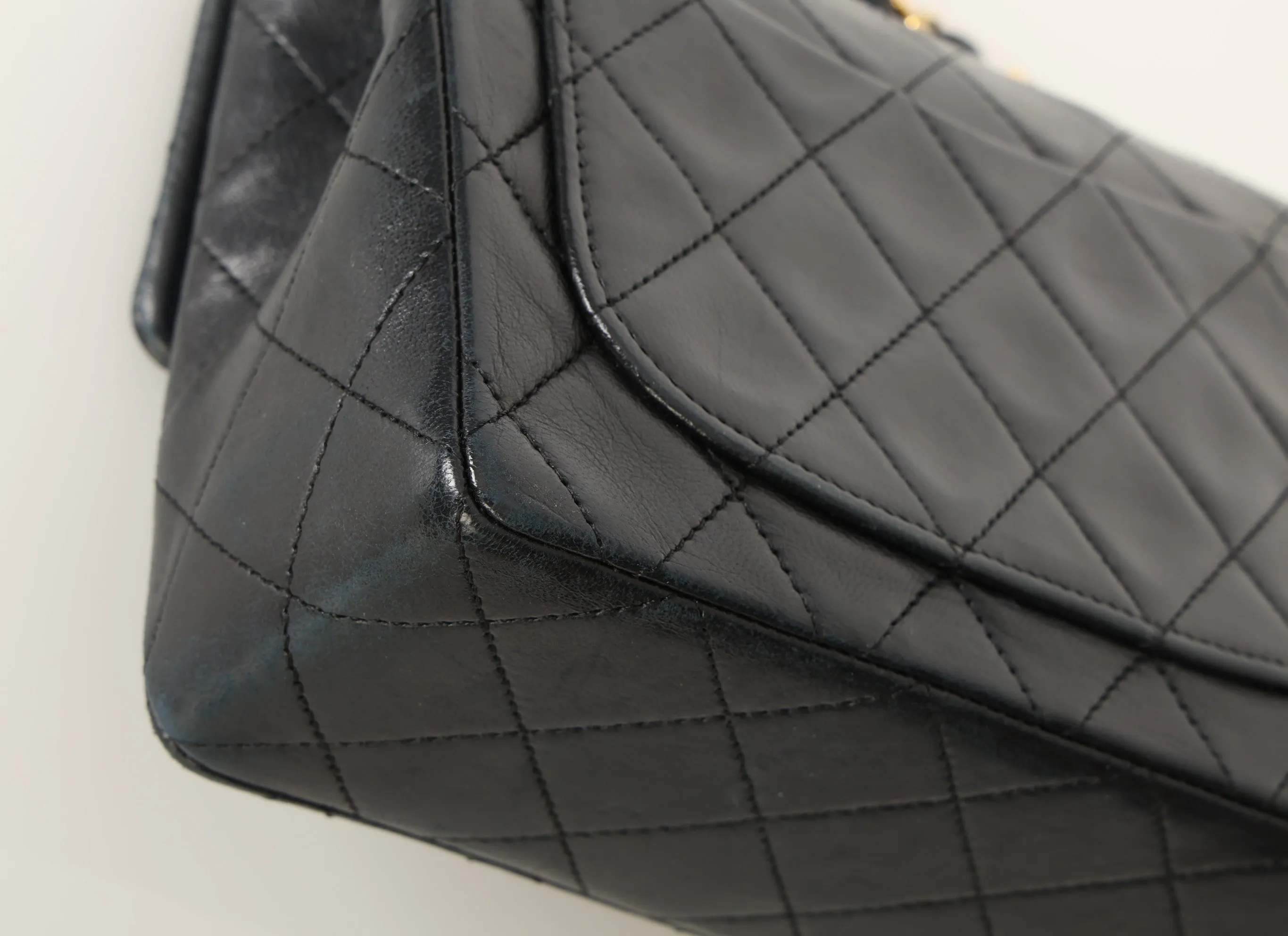 Chanel 1989 Lambskin Mini Square Flap