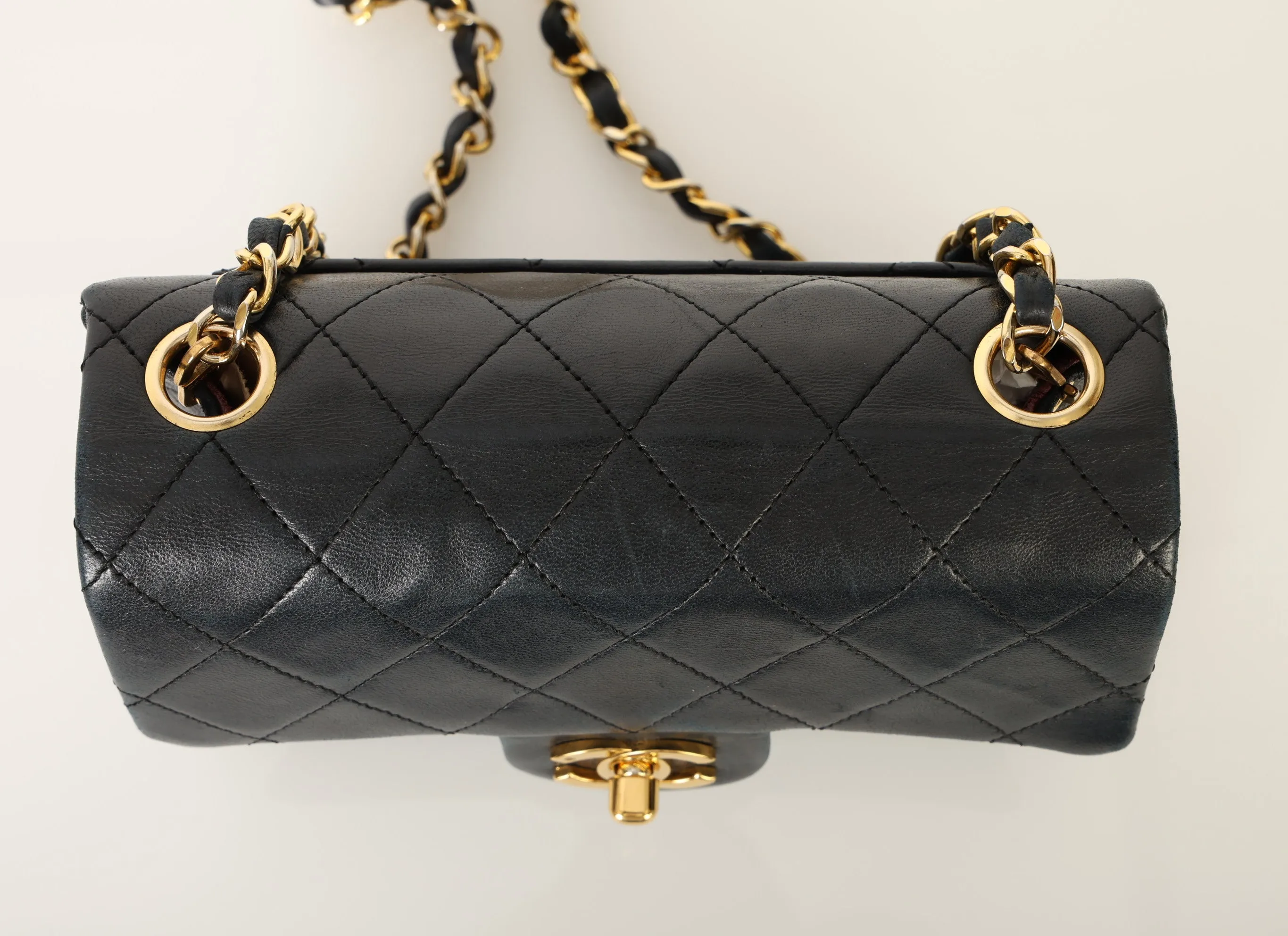 Chanel 1989 Lambskin Mini Square Flap