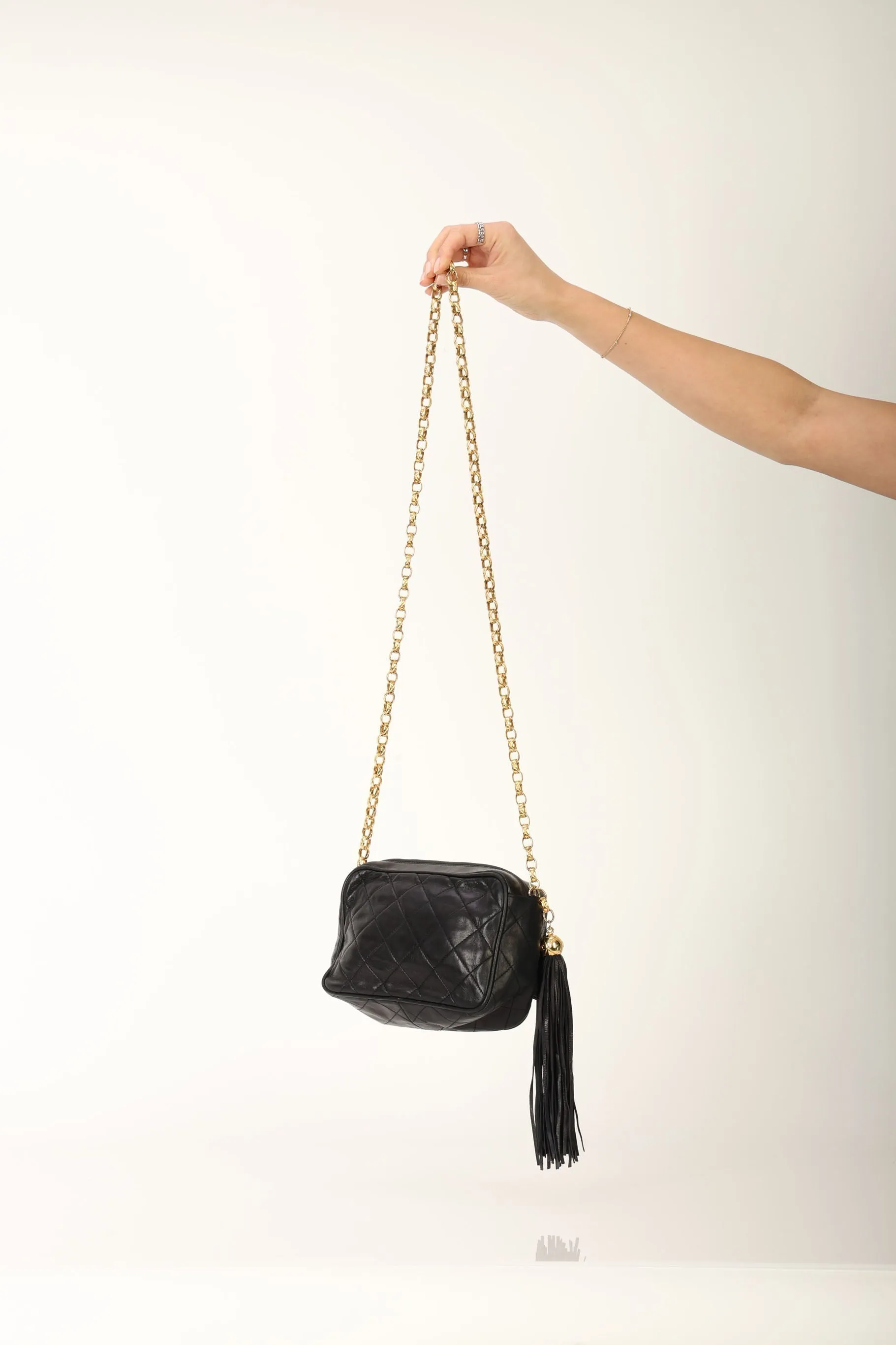 Chanel 1991 Lambskin Bijoux Mini Camera Bag