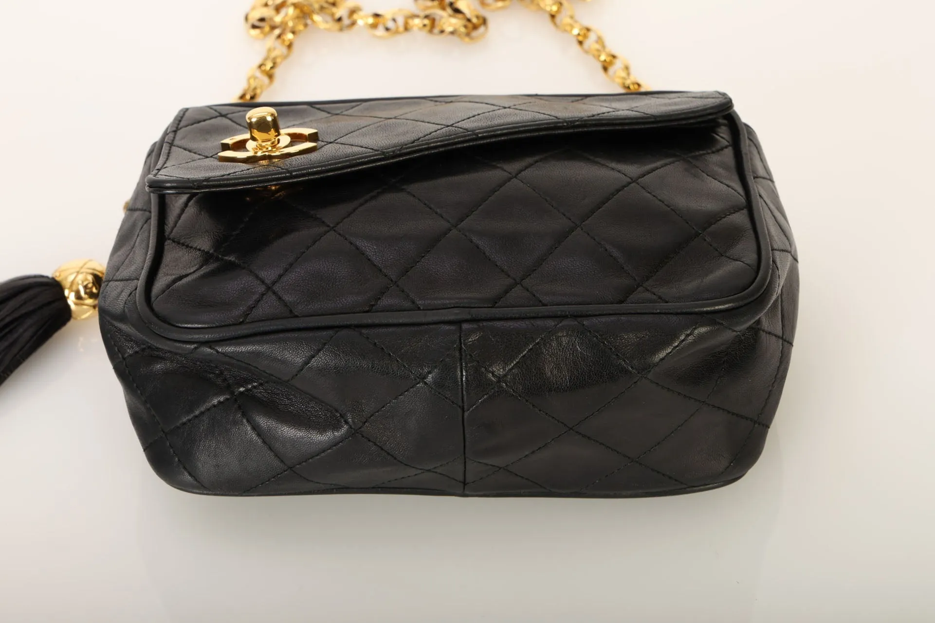 Chanel 1991 Lambskin Bijoux Mini Camera Bag