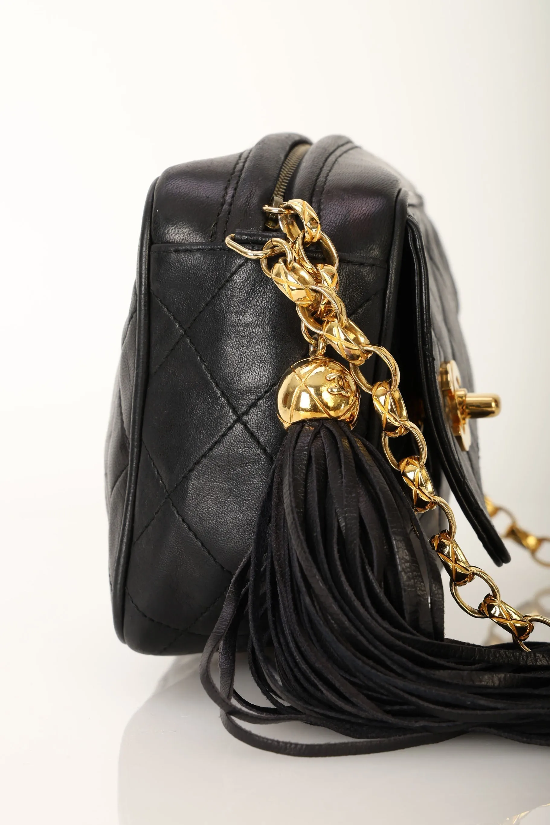 Chanel 1991 Lambskin Bijoux Mini Camera Bag