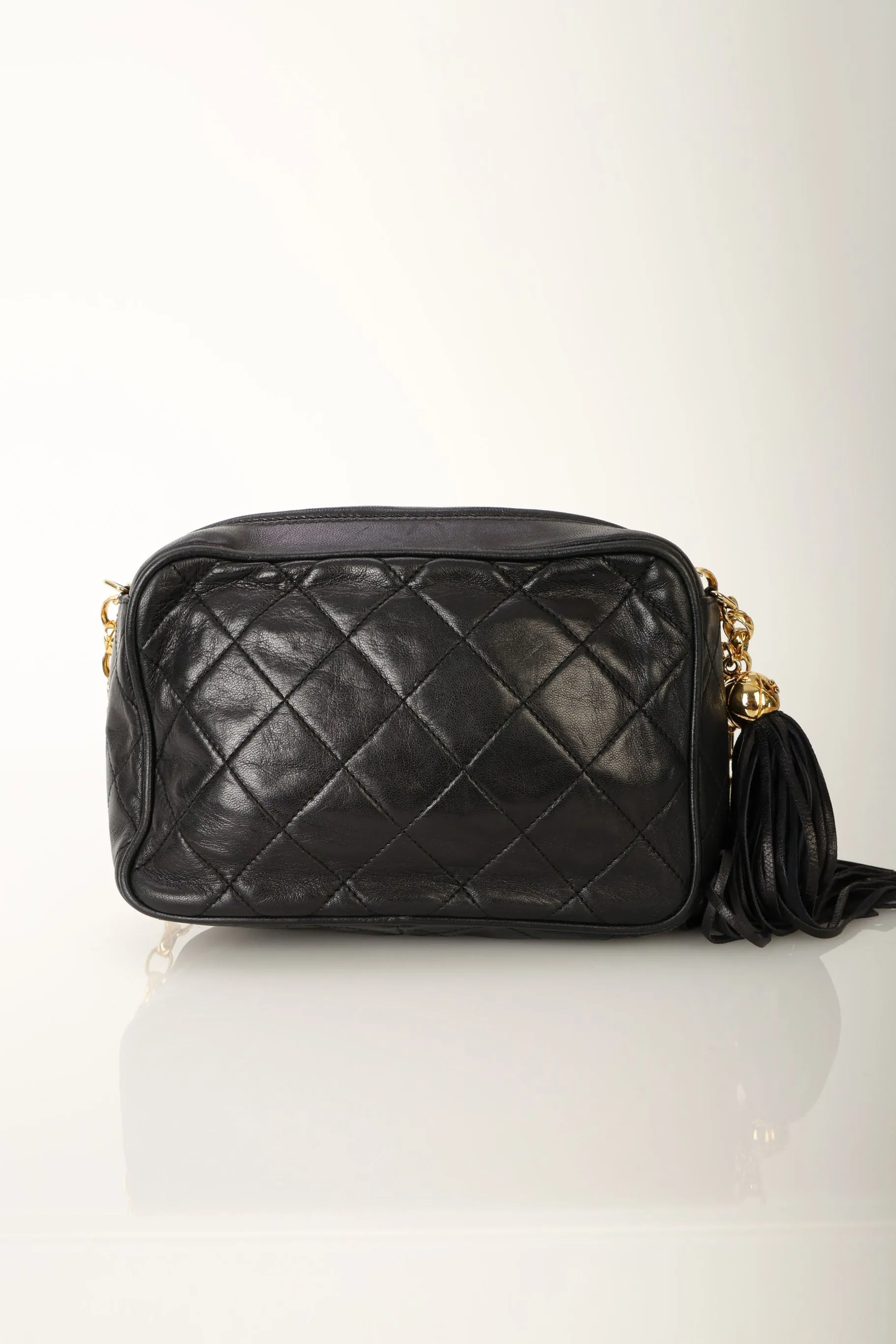 Chanel 1991 Lambskin Bijoux Mini Camera Bag