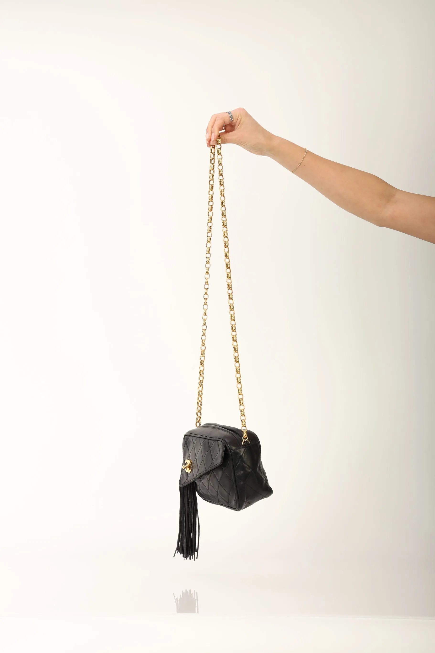 Chanel 1991 Lambskin Bijoux Mini Camera Bag