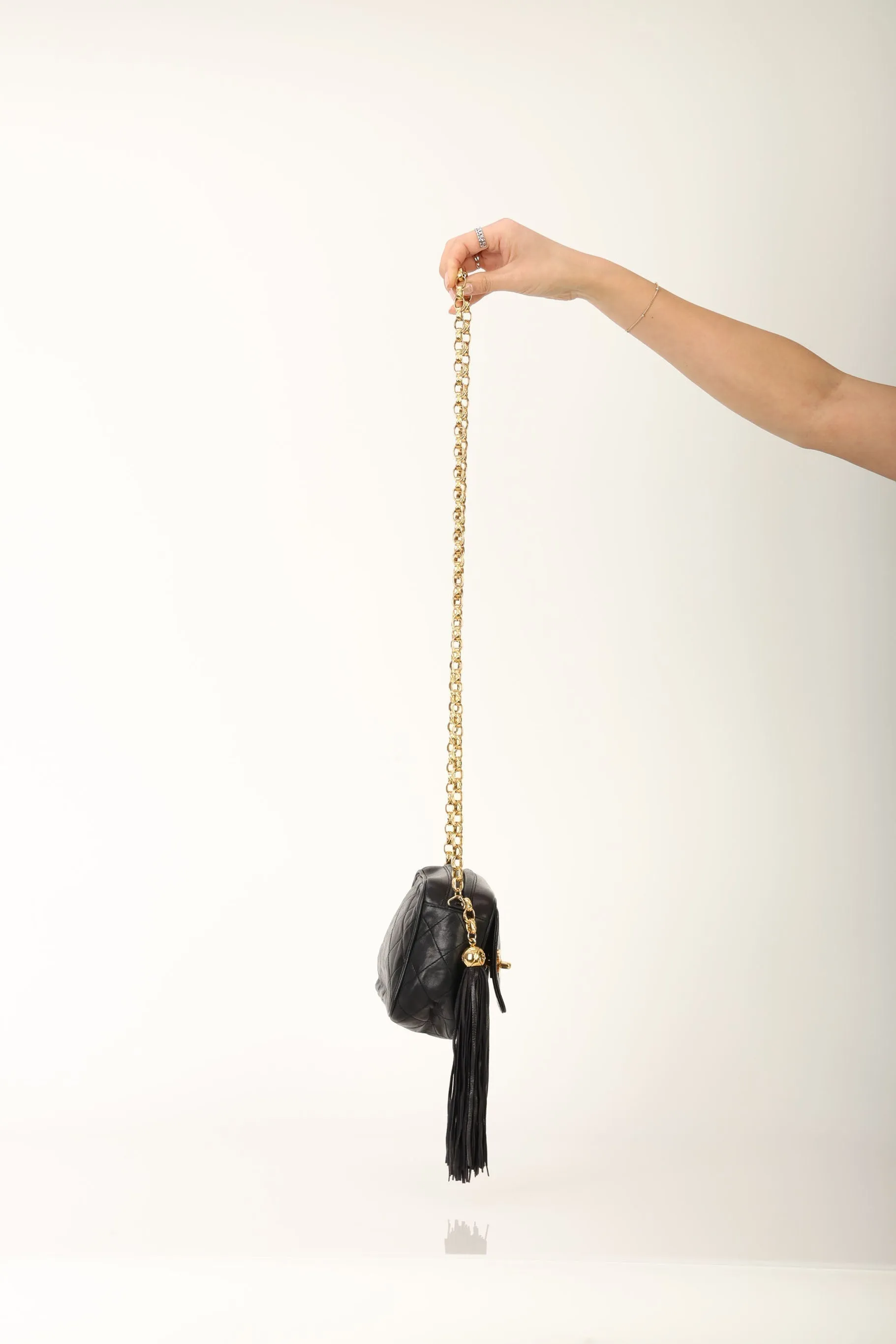 Chanel 1991 Lambskin Bijoux Mini Camera Bag