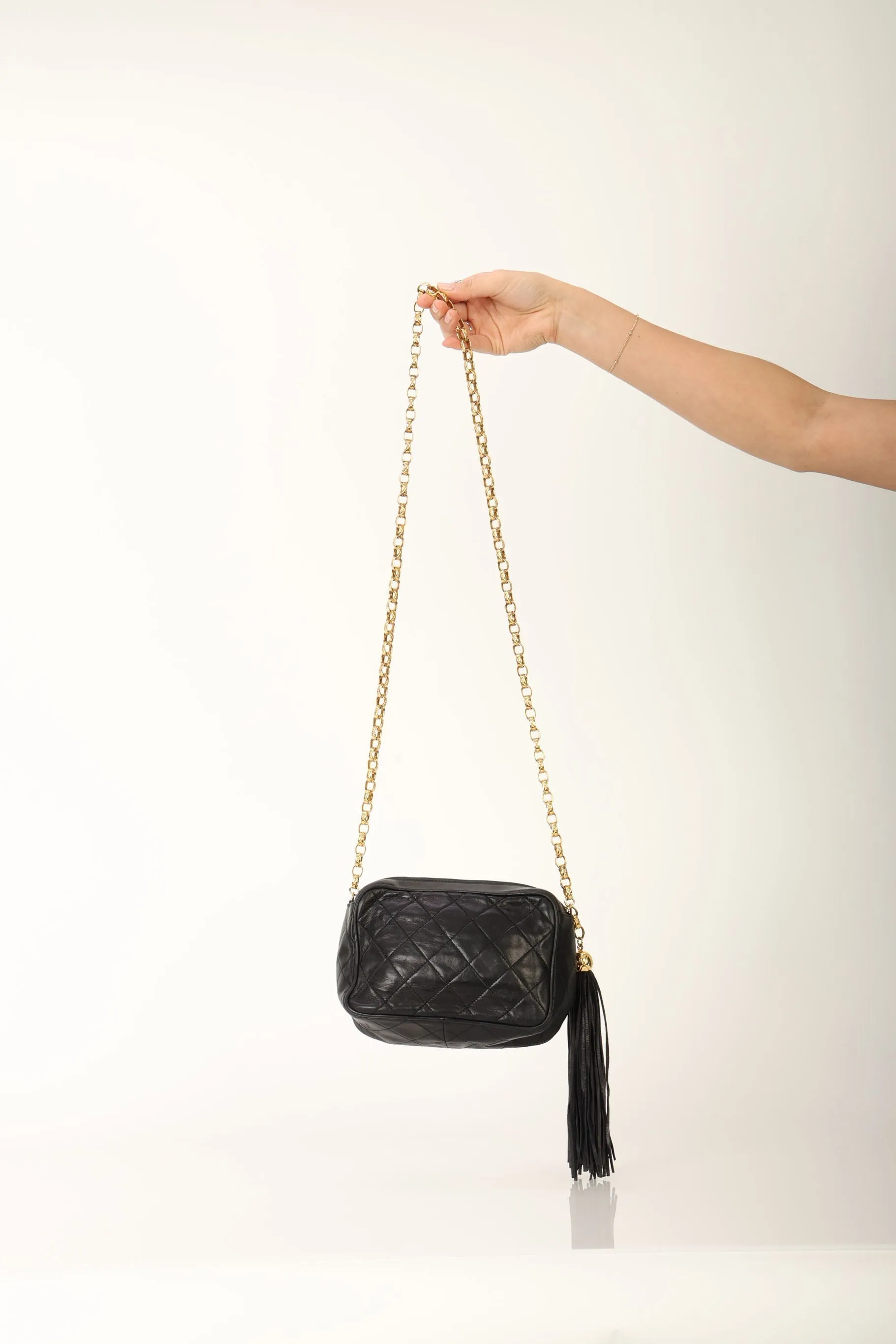 Chanel 1991 Lambskin Bijoux Mini Camera Bag