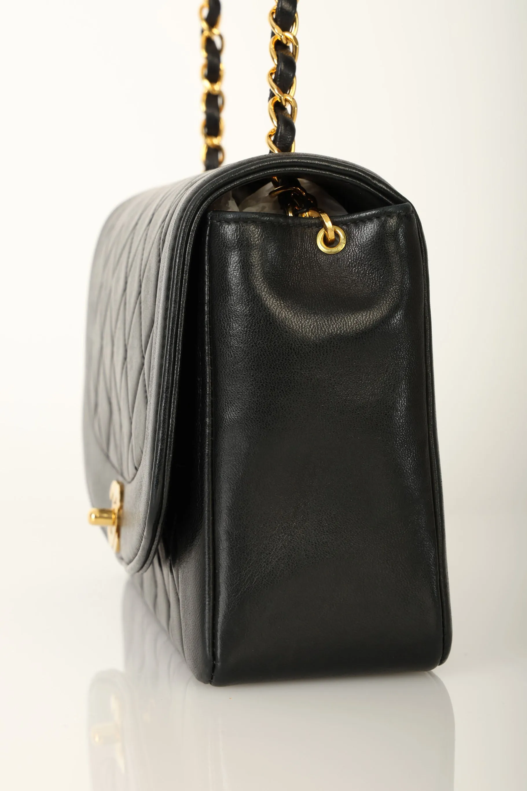 Chanel 1991 Lambskin Medium Diana