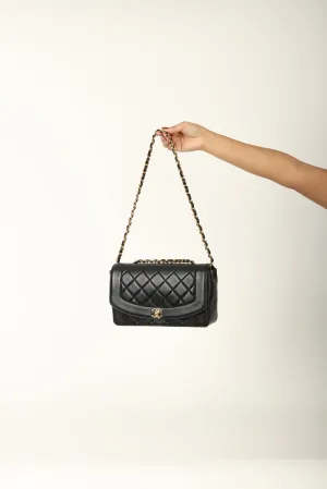 Chanel 1991 Lambskin Medium Diana