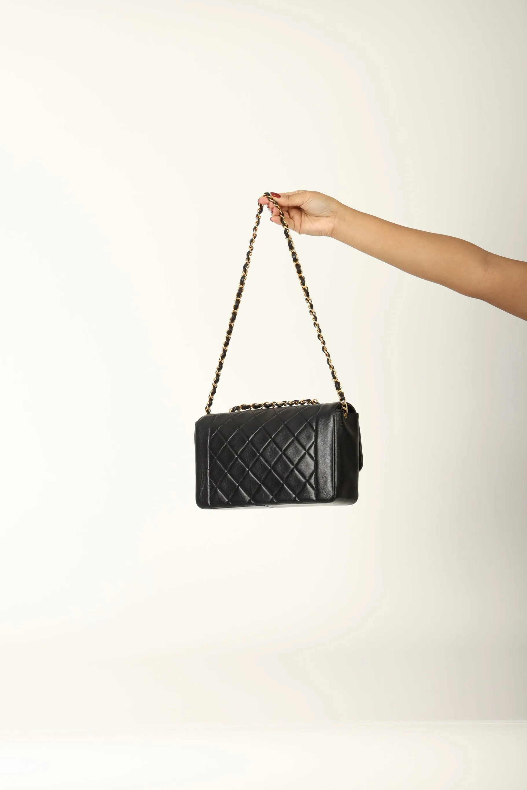 Chanel 1991 Lambskin Medium Diana