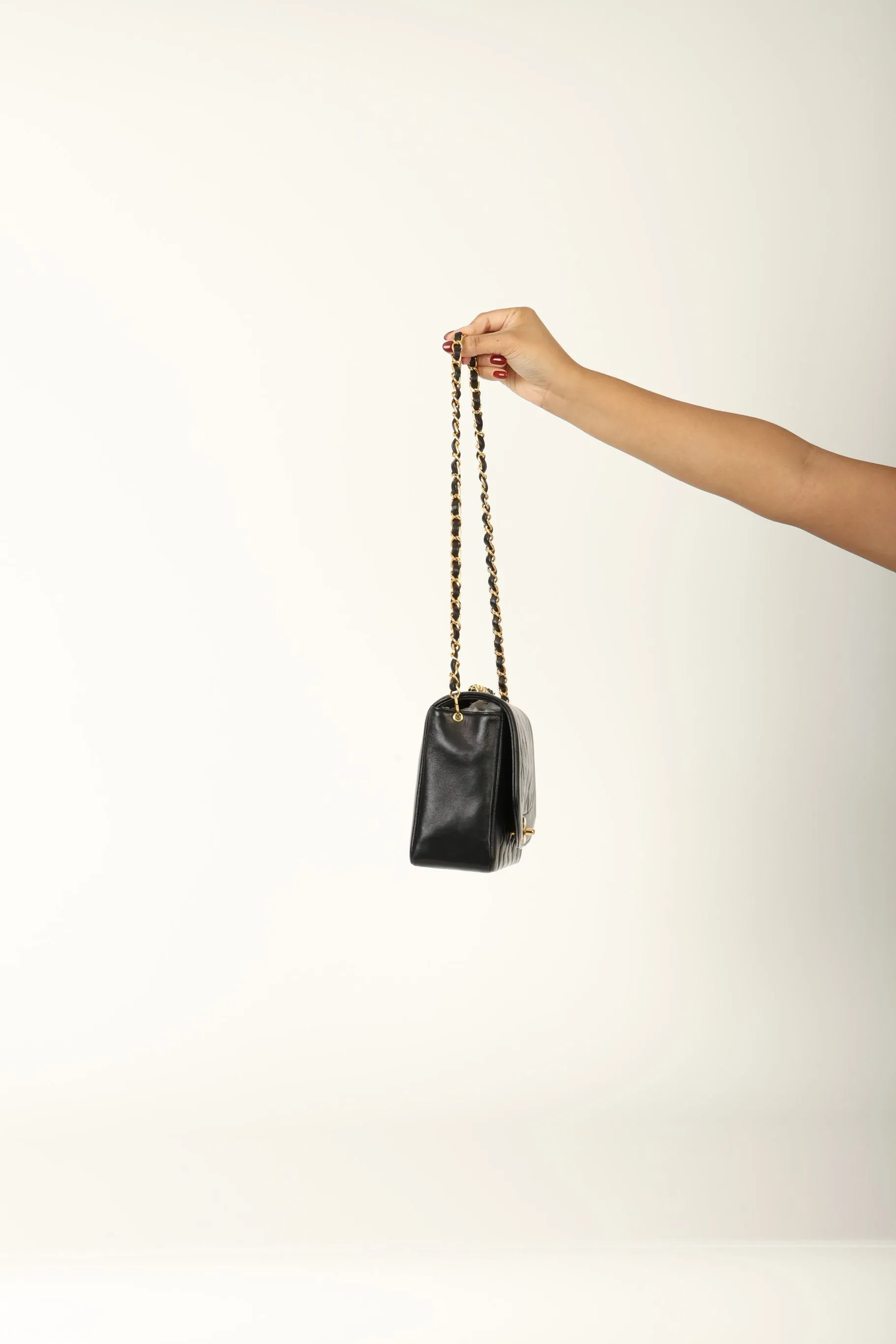 Chanel 1991 Lambskin Medium Diana