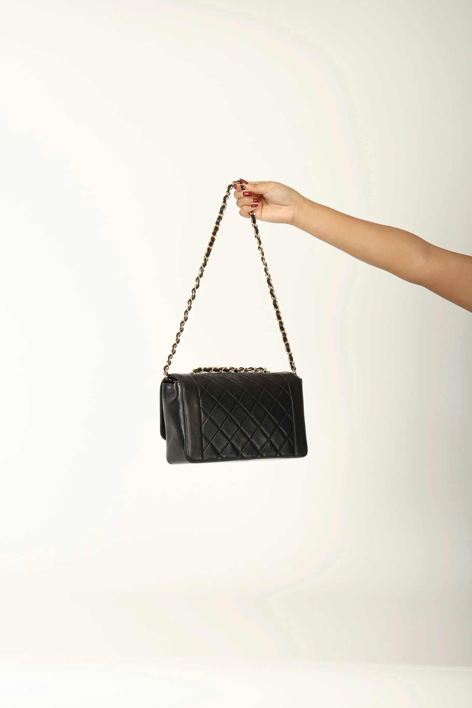 Chanel 1991 Lambskin Medium Diana