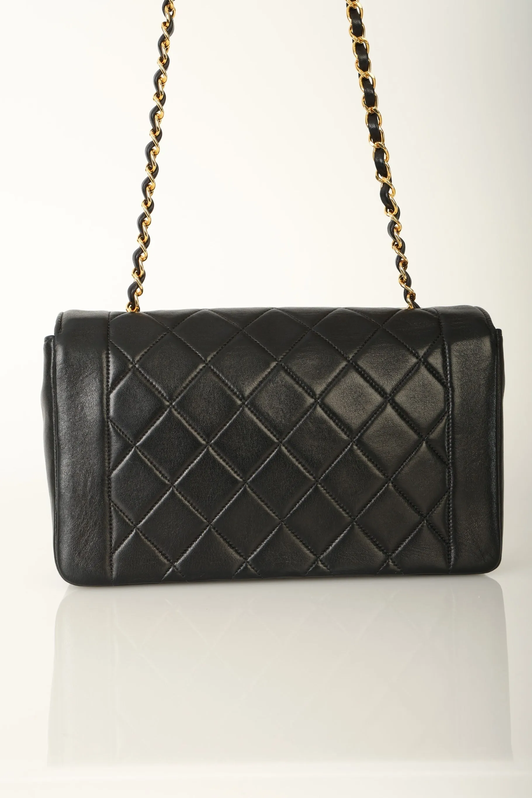 Chanel 1991 Lambskin Medium Diana