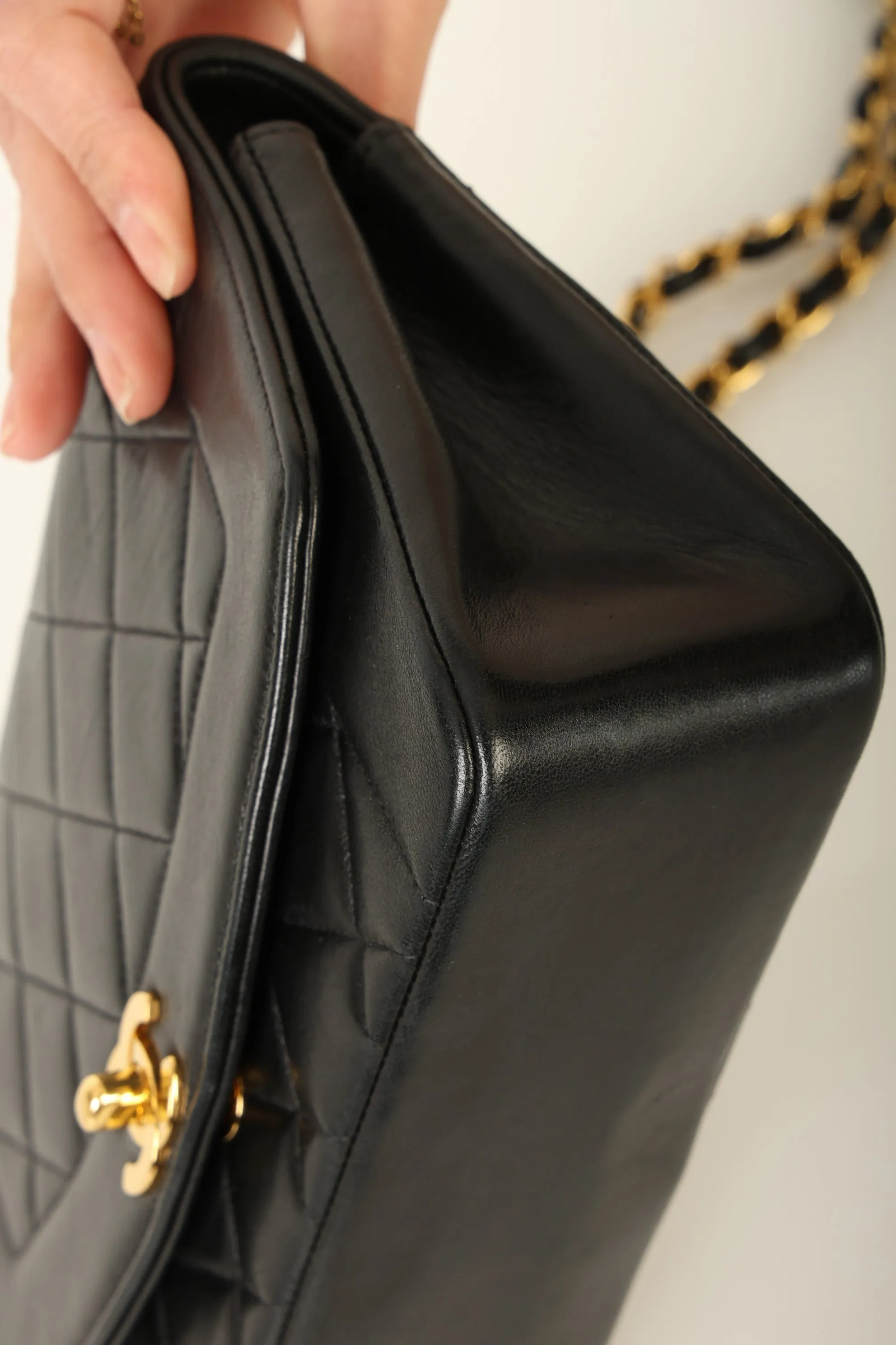 Chanel 1991 Lambskin Small Diana