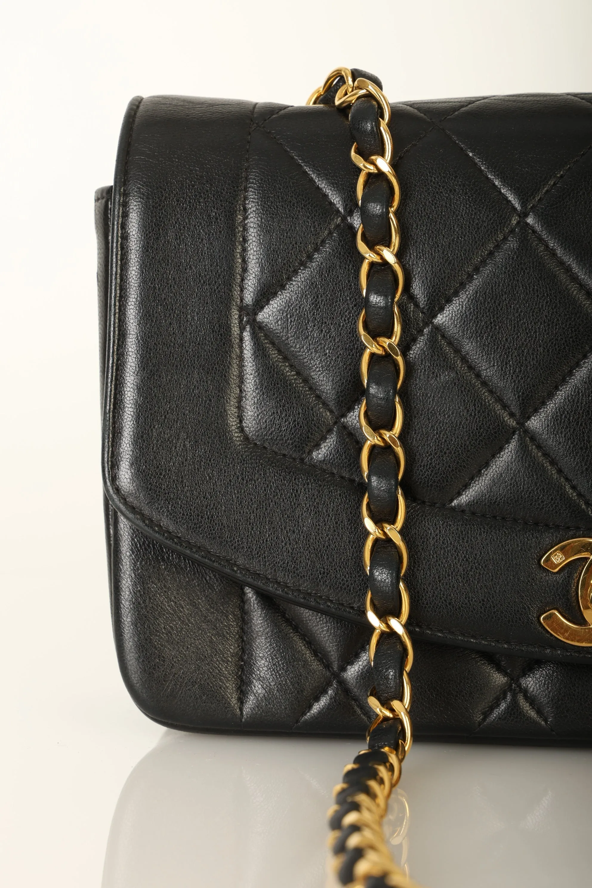 Chanel 1991 Lambskin Small Diana