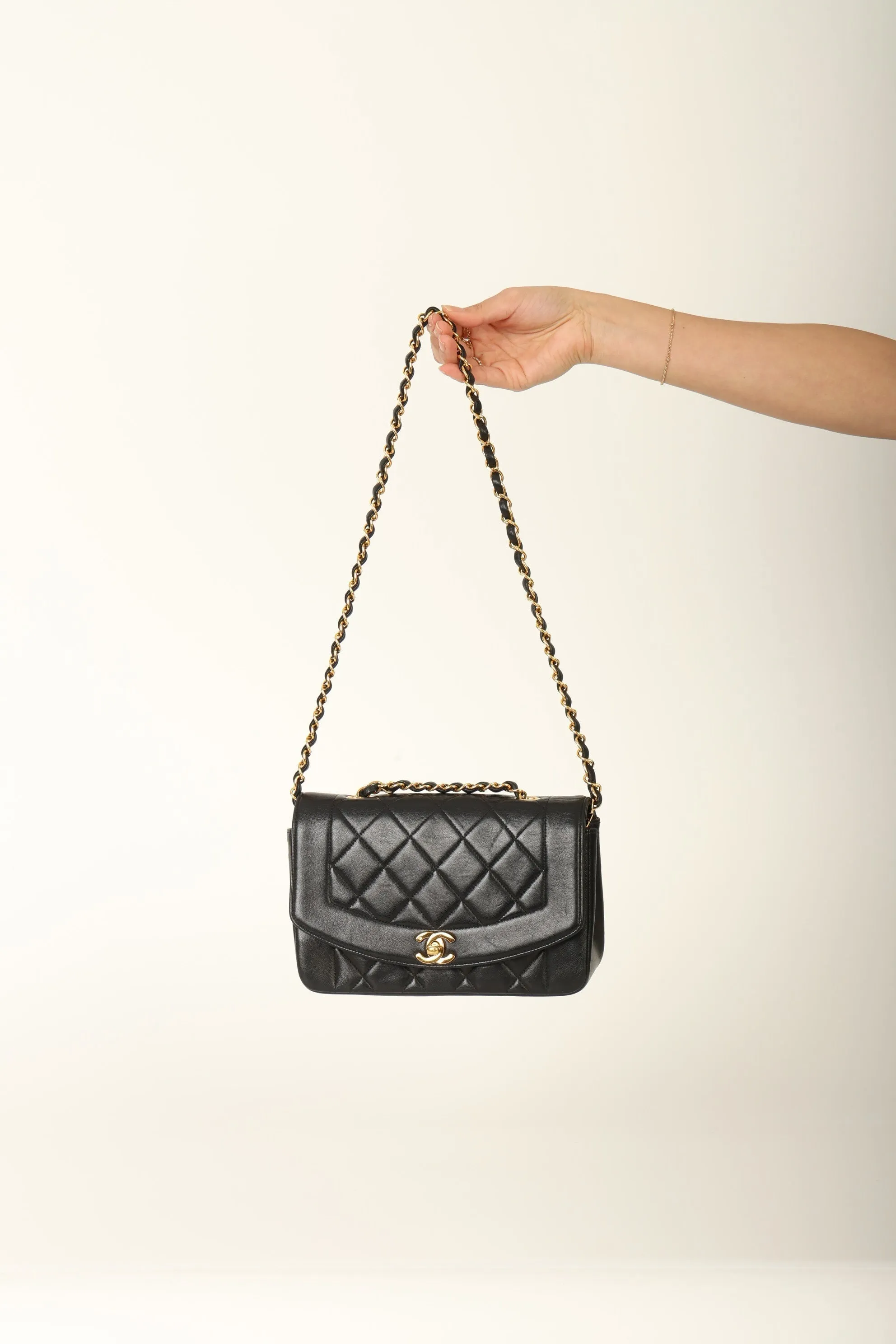 Chanel 1991 Lambskin Small Diana