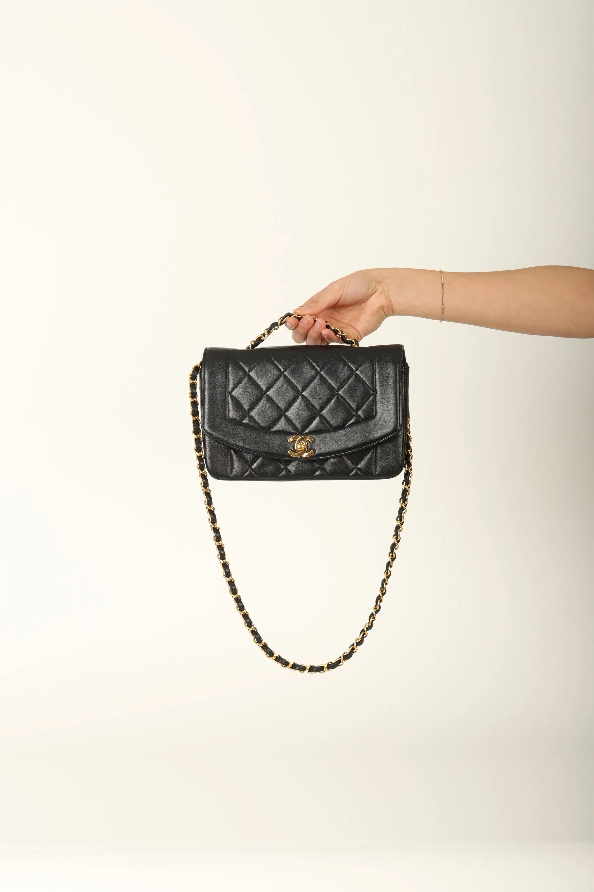 Chanel 1991 Lambskin Small Diana