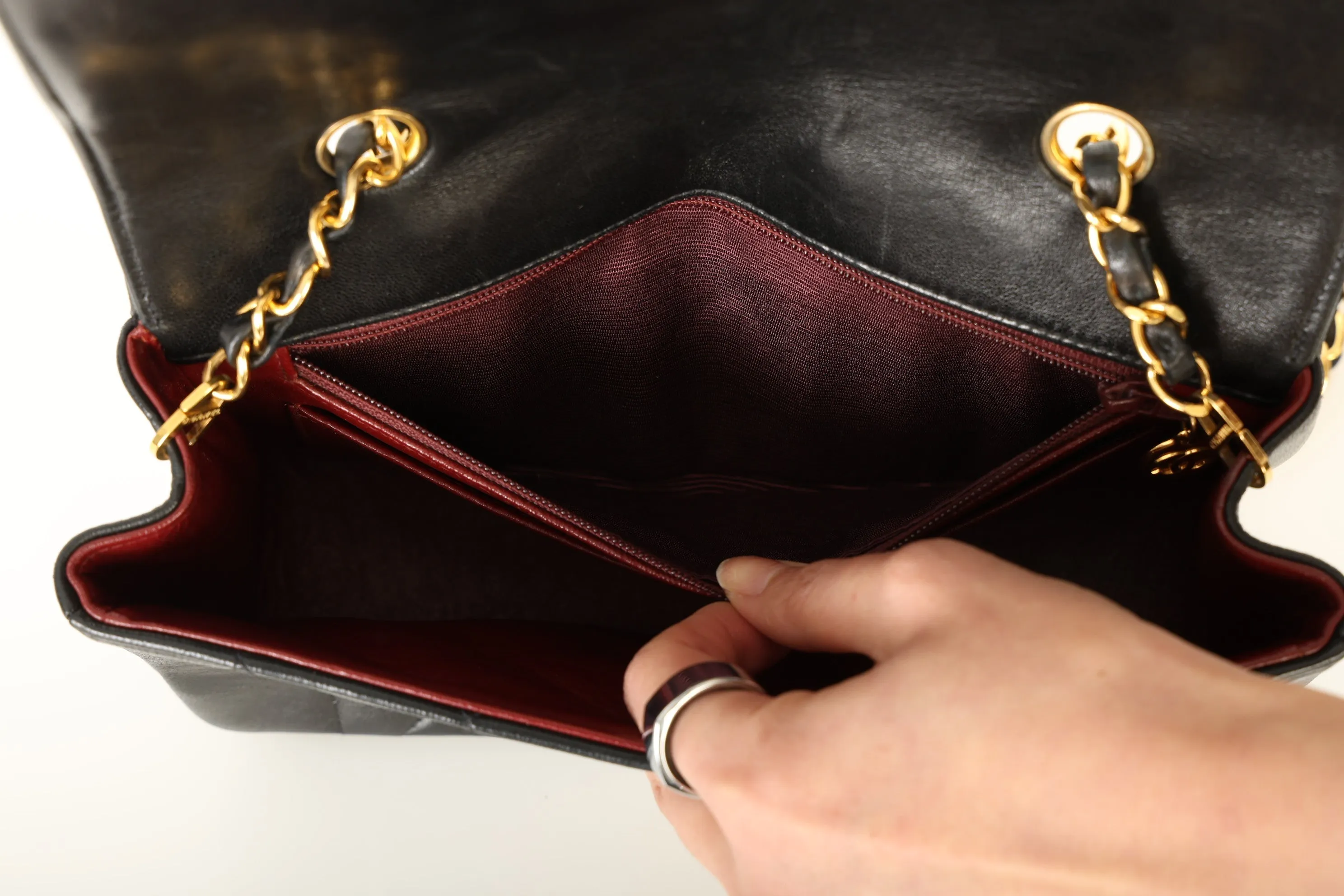 Chanel 1991 Lambskin Small Diana