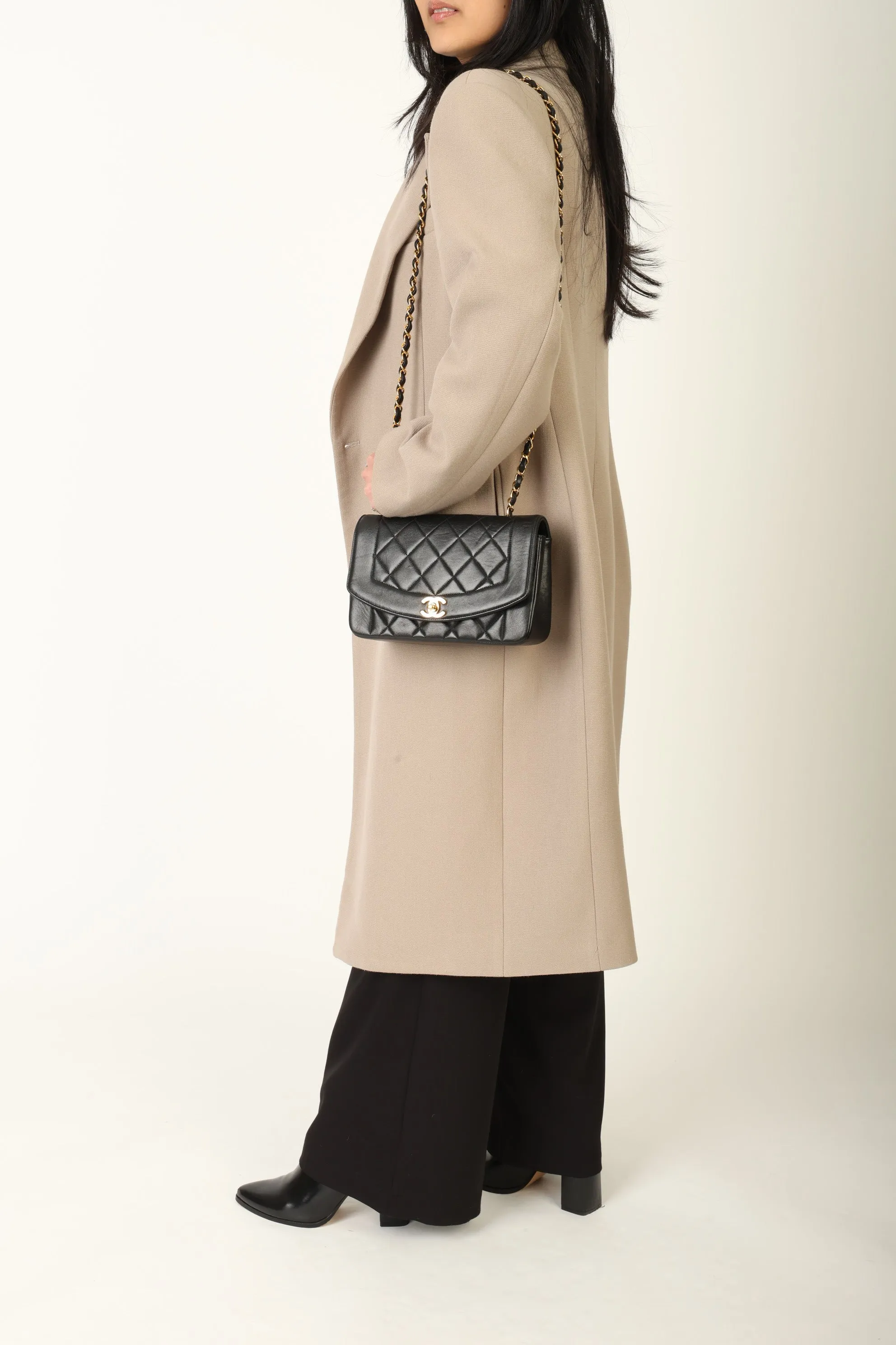 Chanel 1991 Lambskin Small Diana